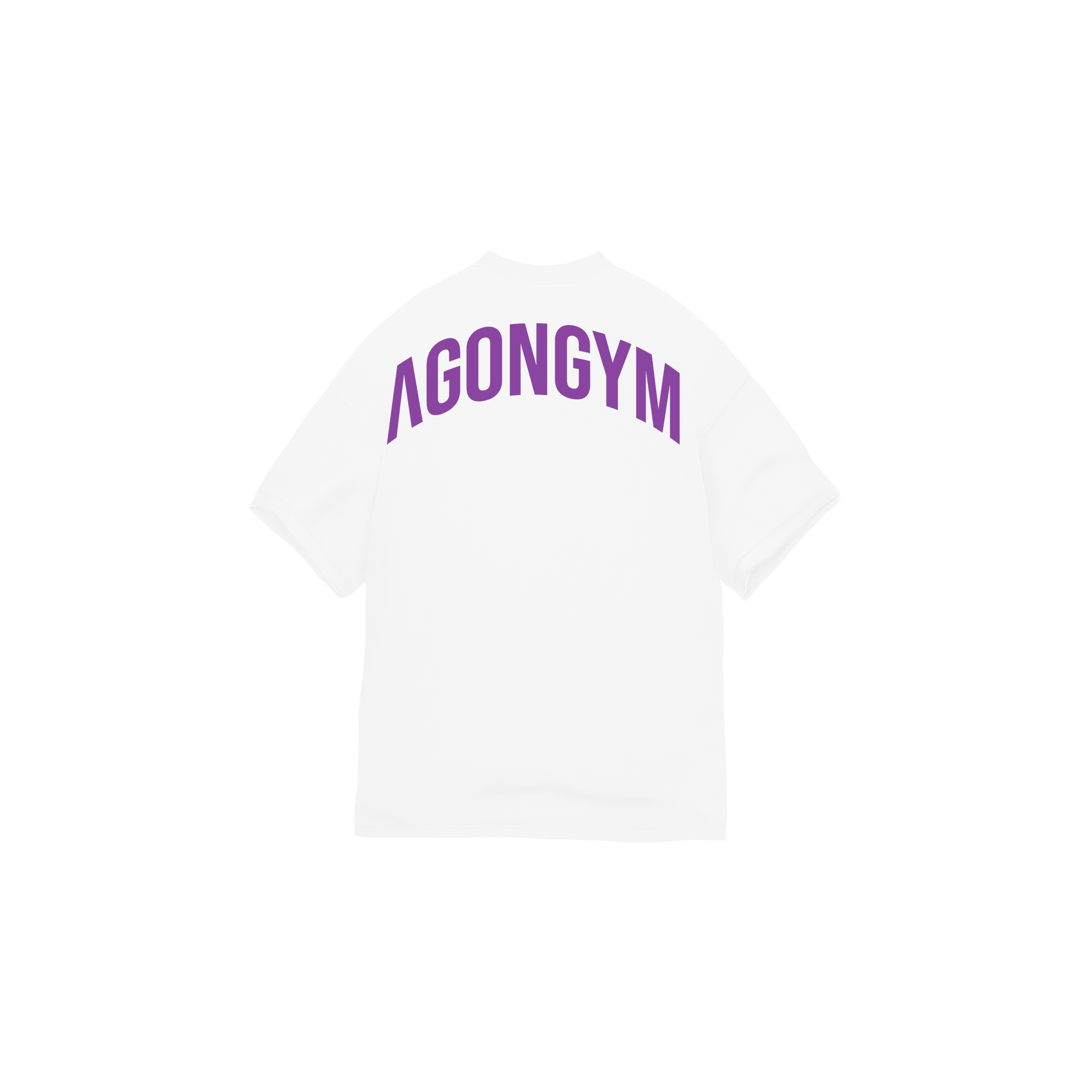 Oversize Lifting Club White/Purple — Vista trasera