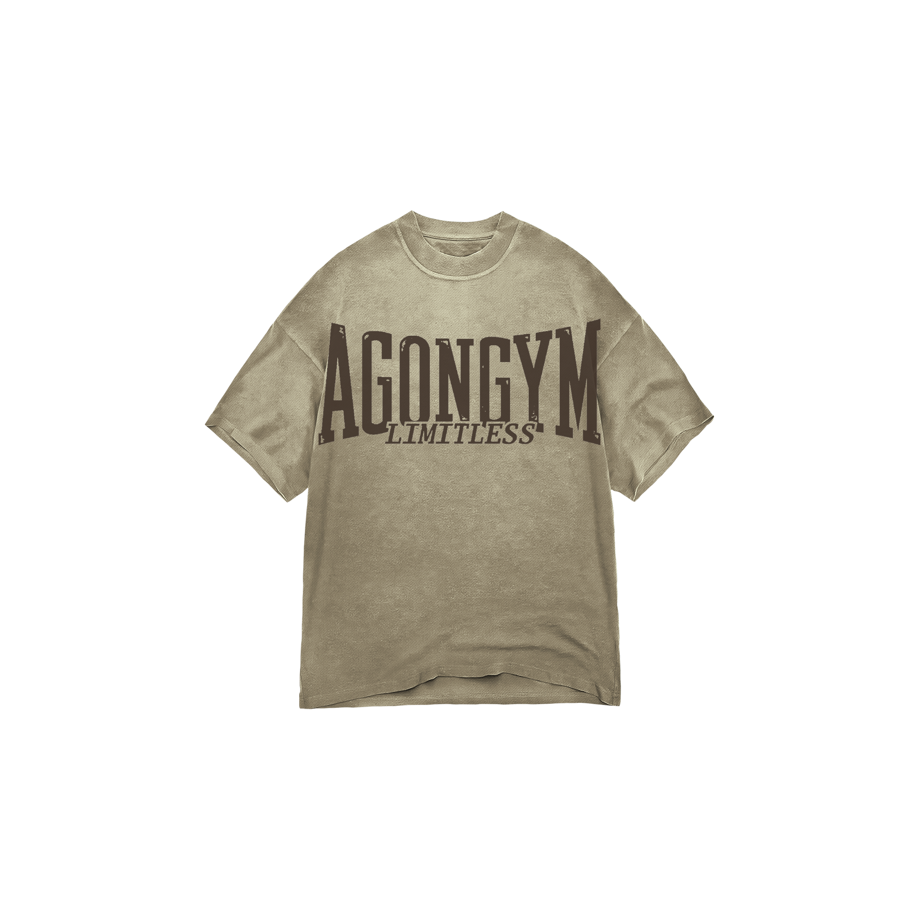 Oversize Limitless Washed Brown — Vista frontal