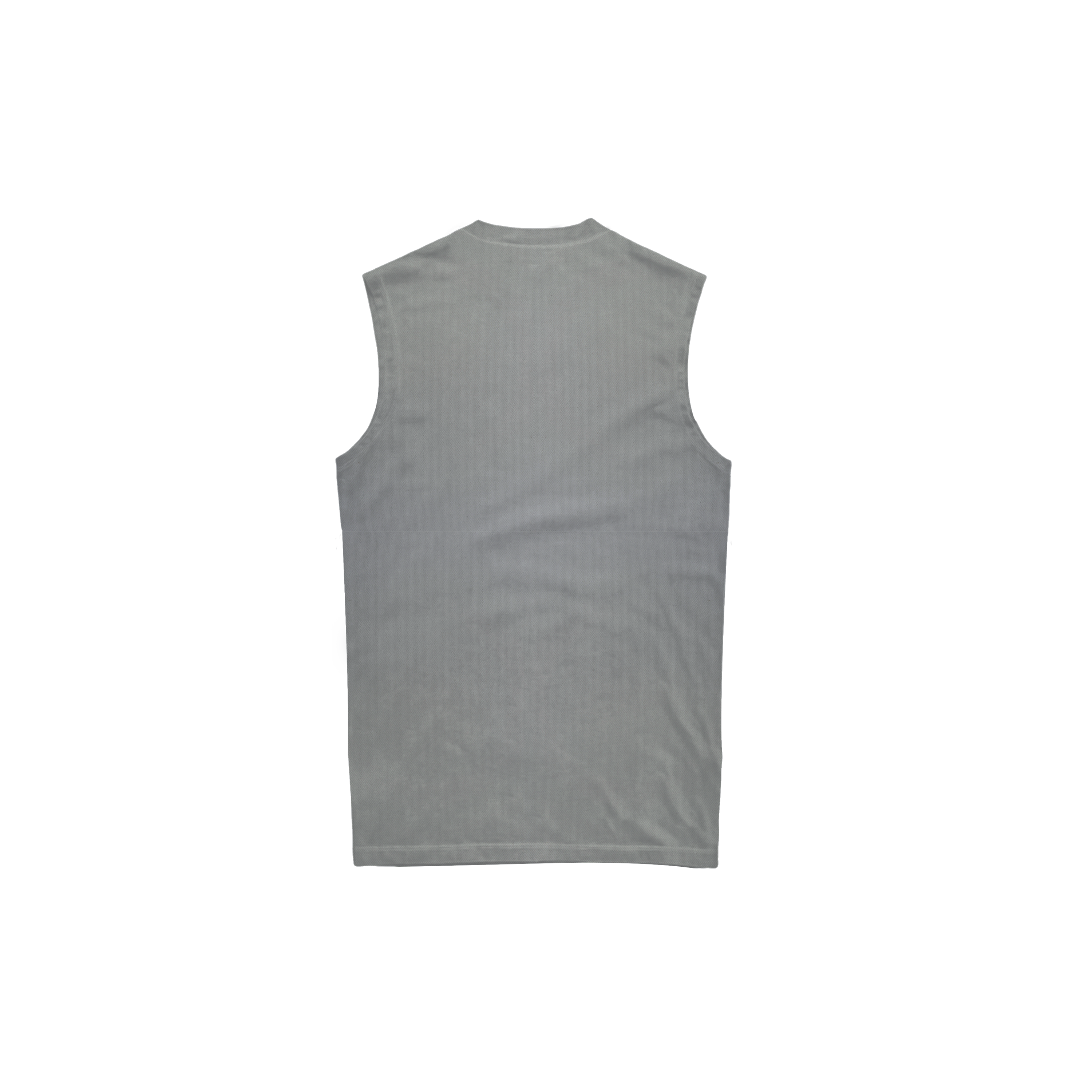 OVERSIZE SLEEVELESS LIMITLESS - WASHED LIGHT GREY