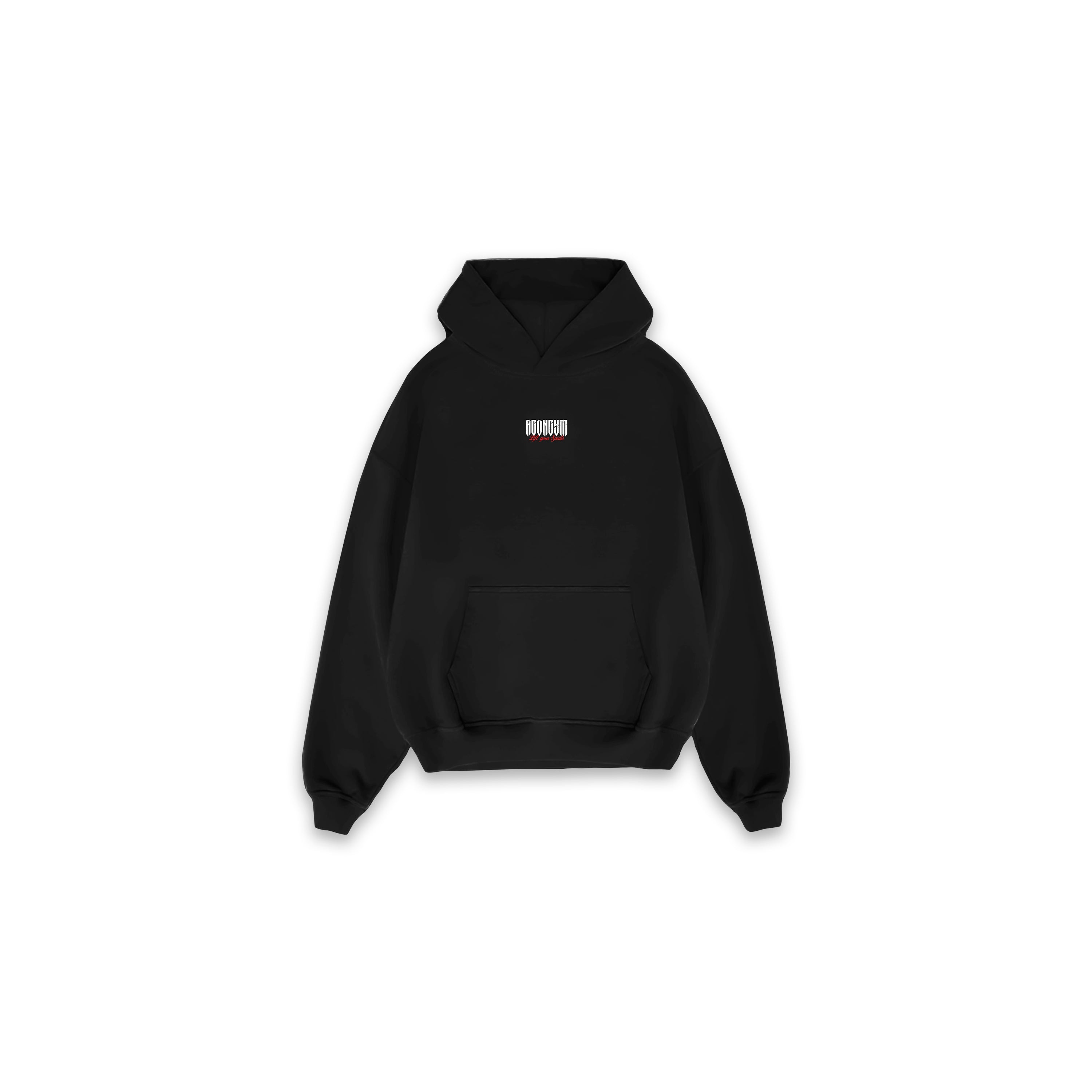 IRON WARRIOR HOODIE - BLACK
