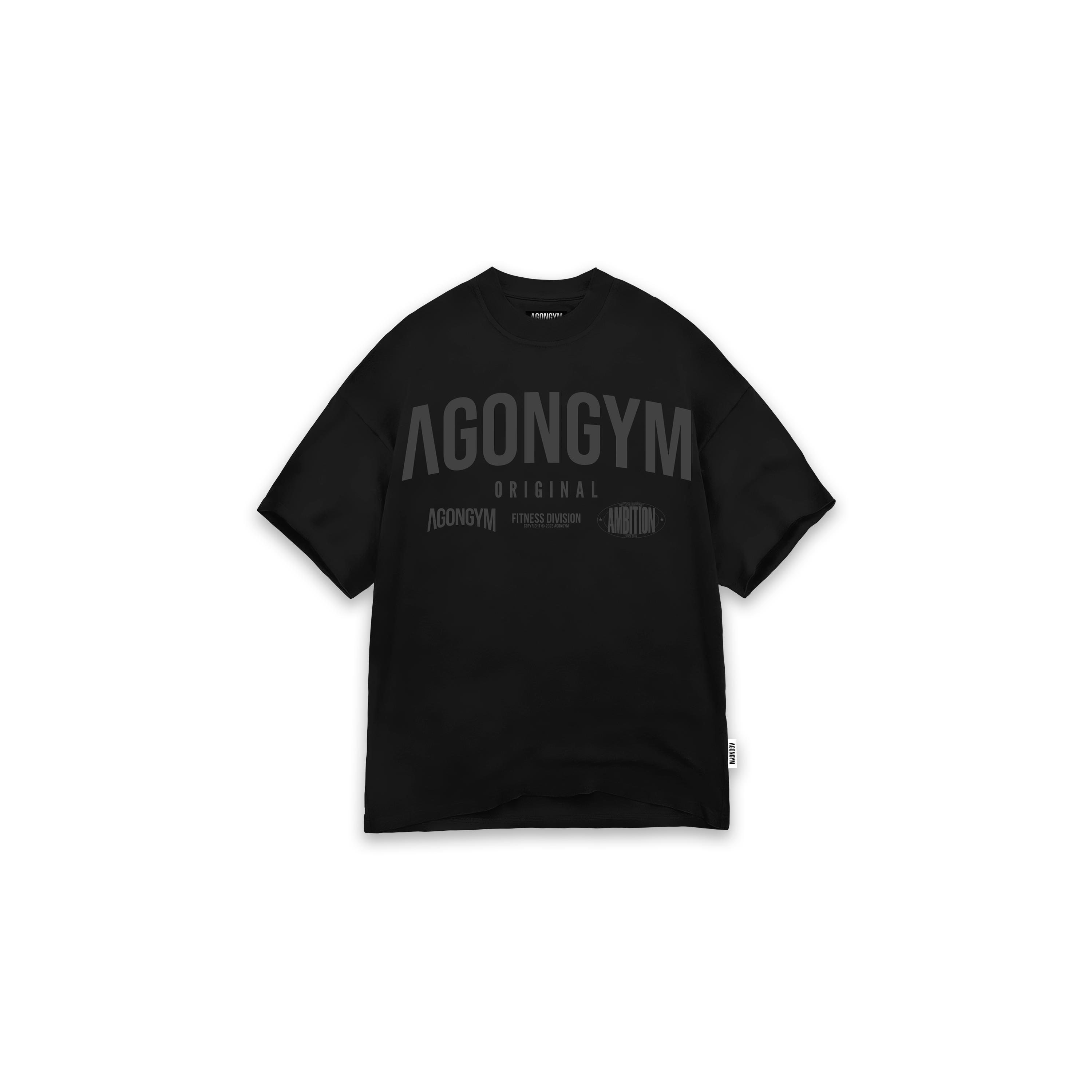 OVERSIZE ORIGINAL FITNESS DIVISION - BLACK EDITION