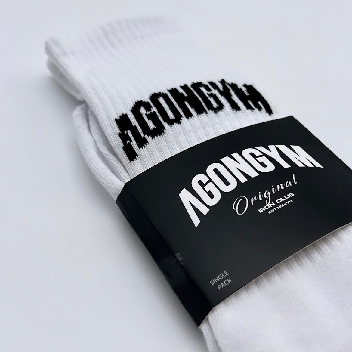 IRON CLUB SOCKS - WHITE