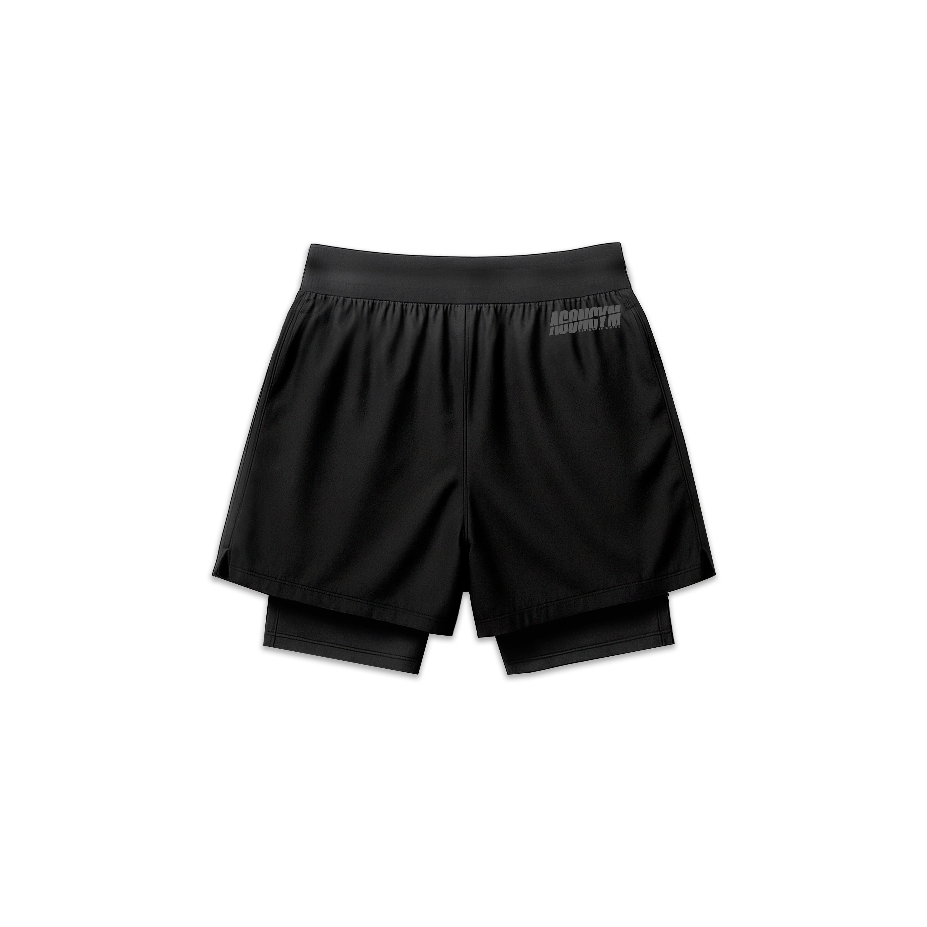 SHORT TECH DARK BATTLE - BLACK