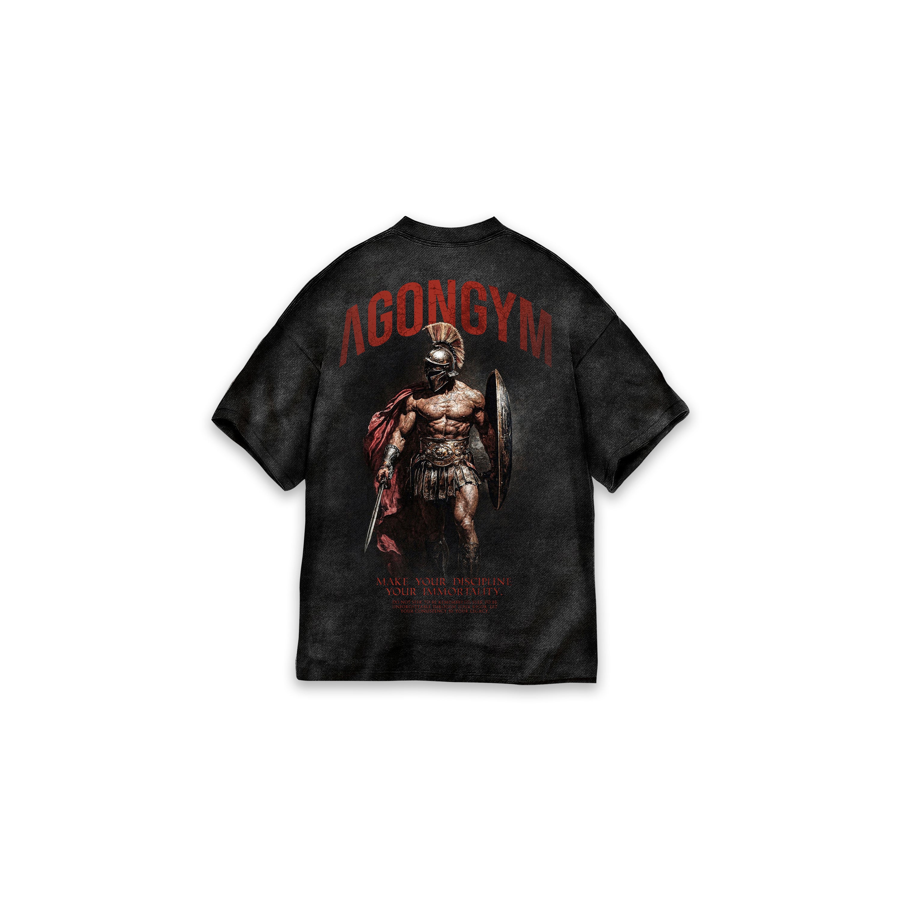 OVERSIZE MYTHO DISCIPLINE - WASHED BLACK