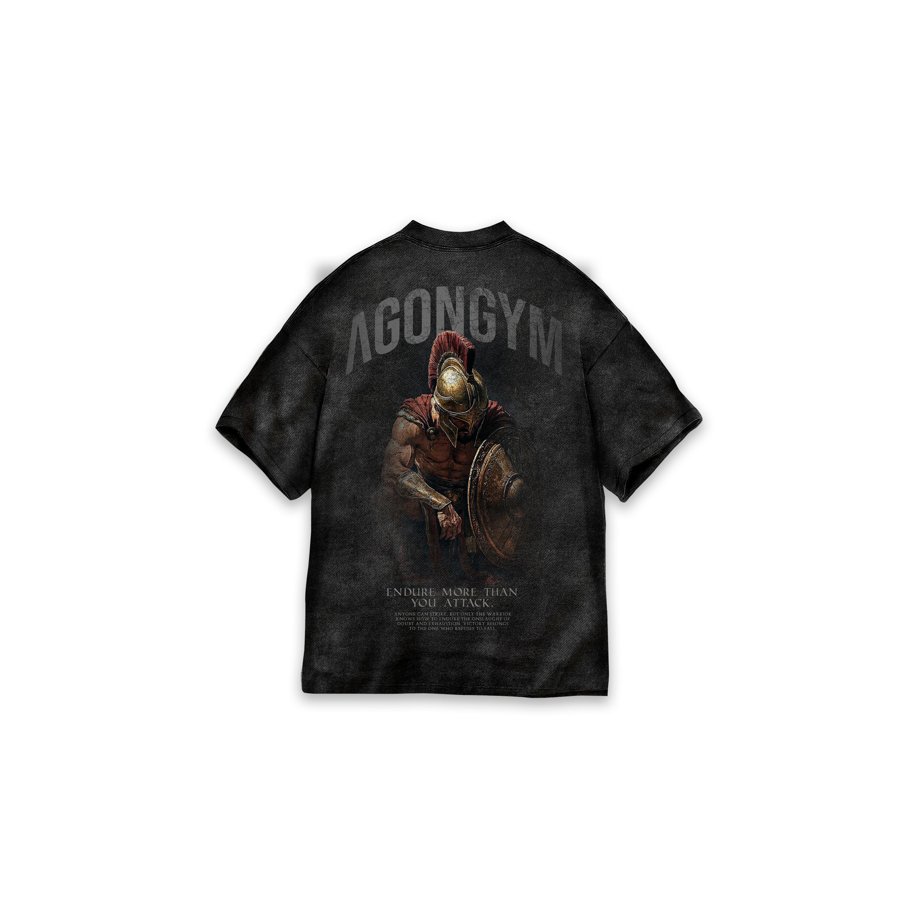 OVERSIZE MYTHO RESILIENCE - WASHED BLACK