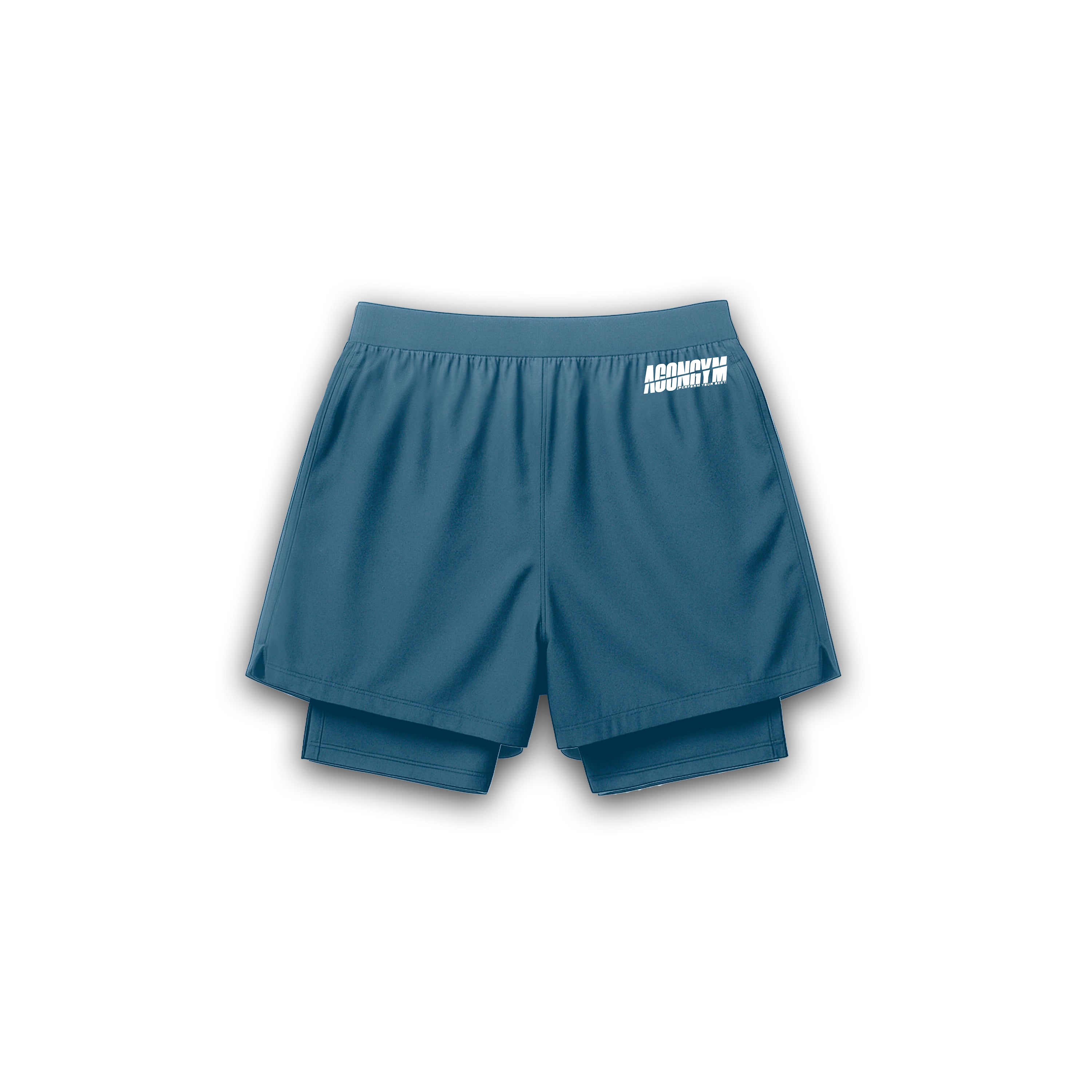NEXUS PERFORMANCE SHORT - BLUE PETROL