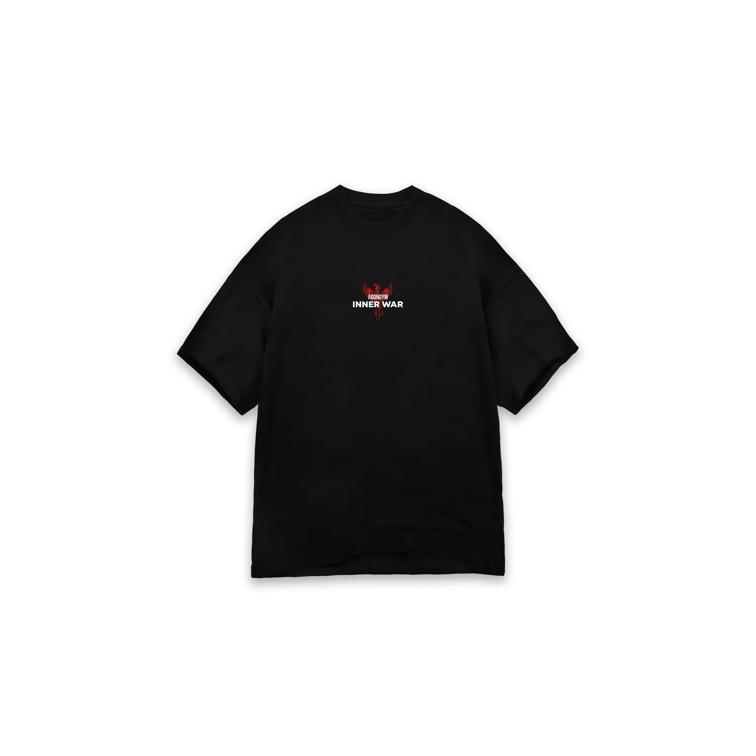 OVERSIZE DARK BATTLE - BLACK