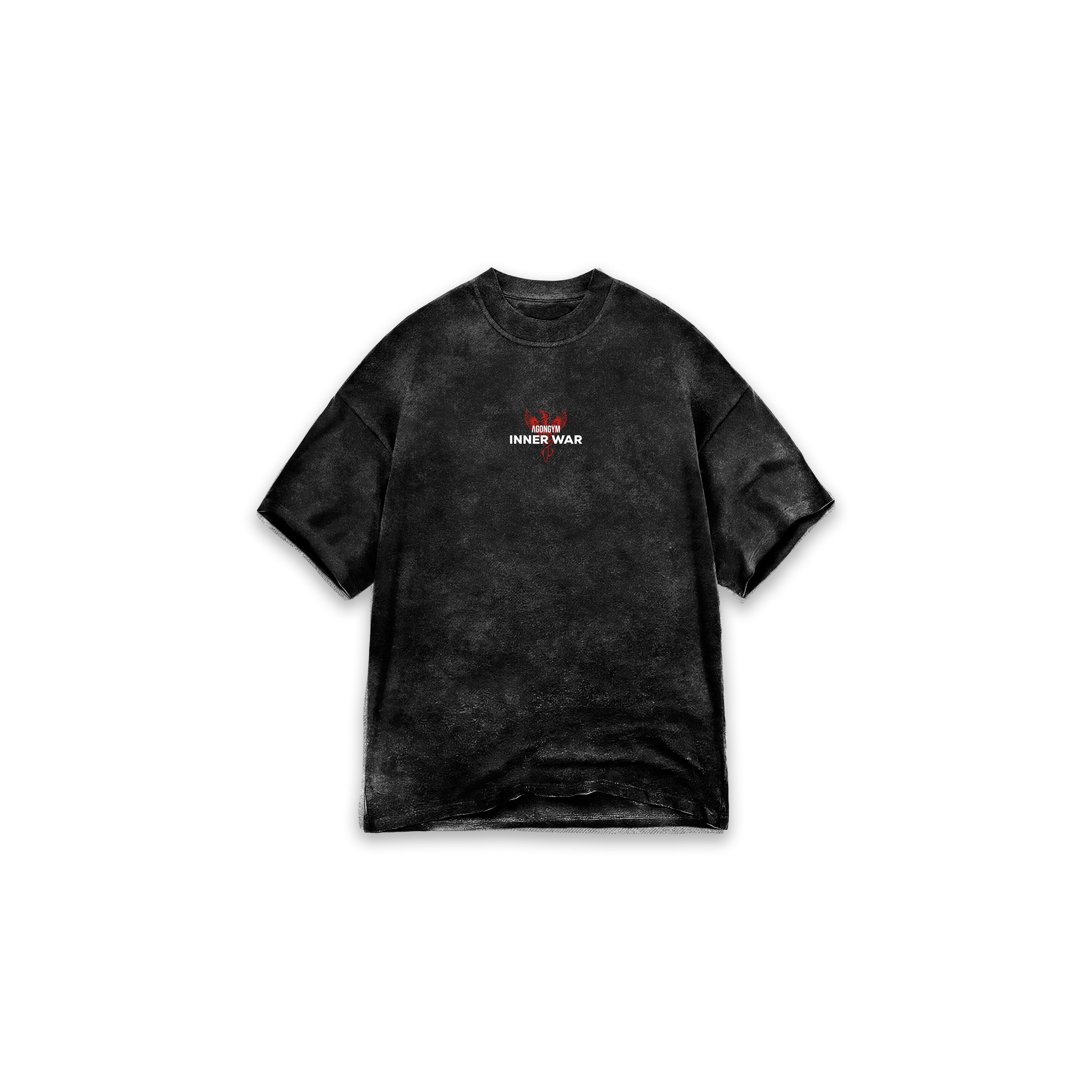 OVERSIZE DARK BATTLE - WASHED BLACK