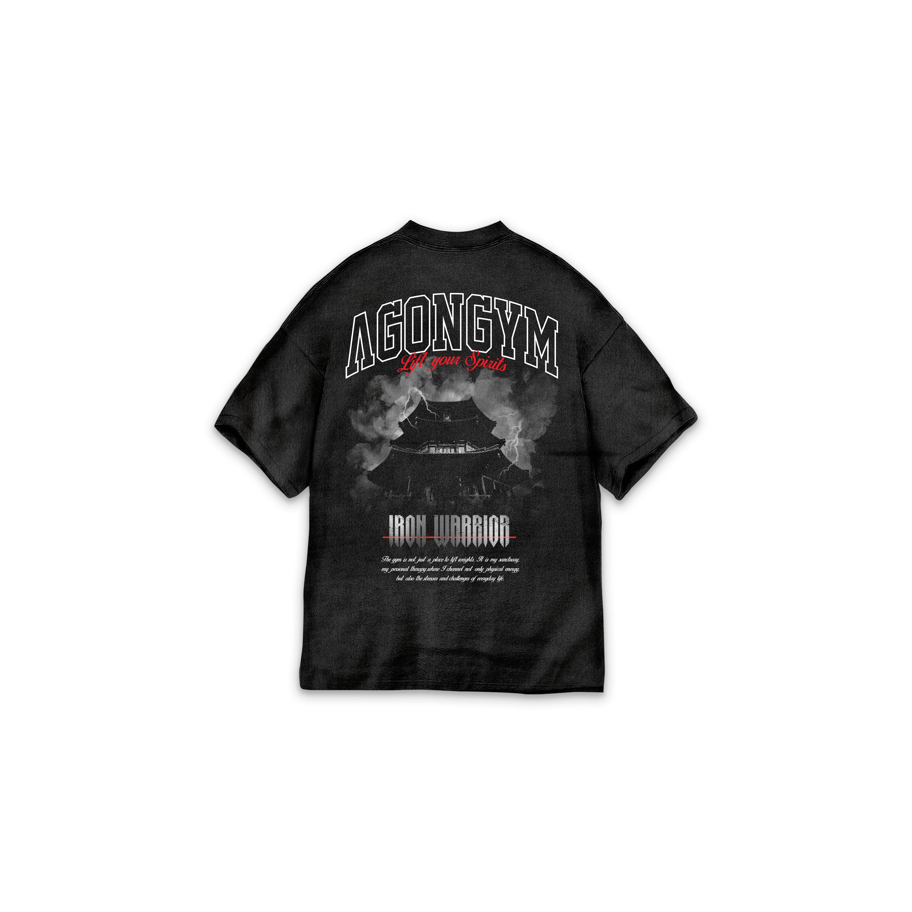 IRON WARRIOR OVERSIZE - WASHED BLACK