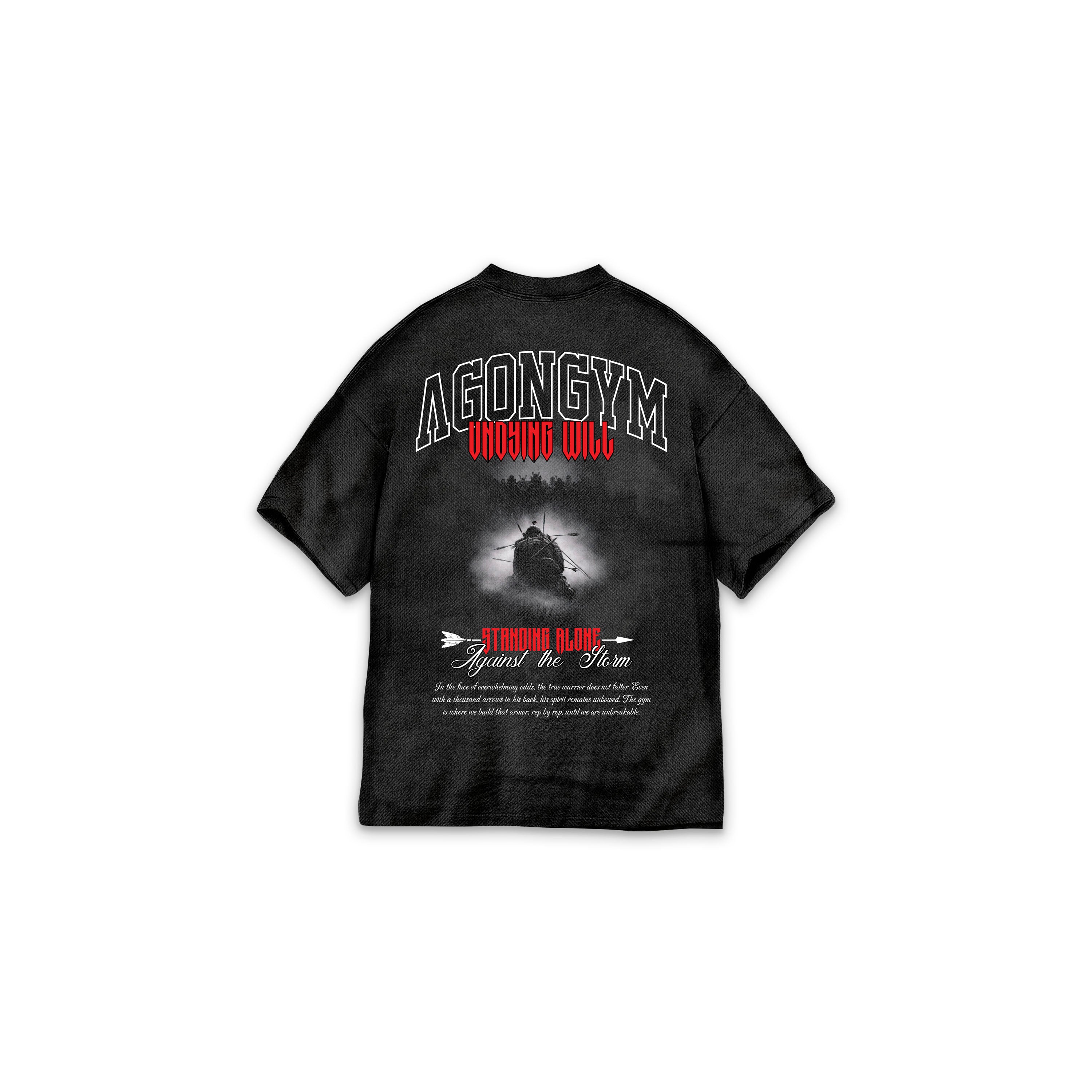 UNDYING WILL OVERSIZE - WASHED BLACK