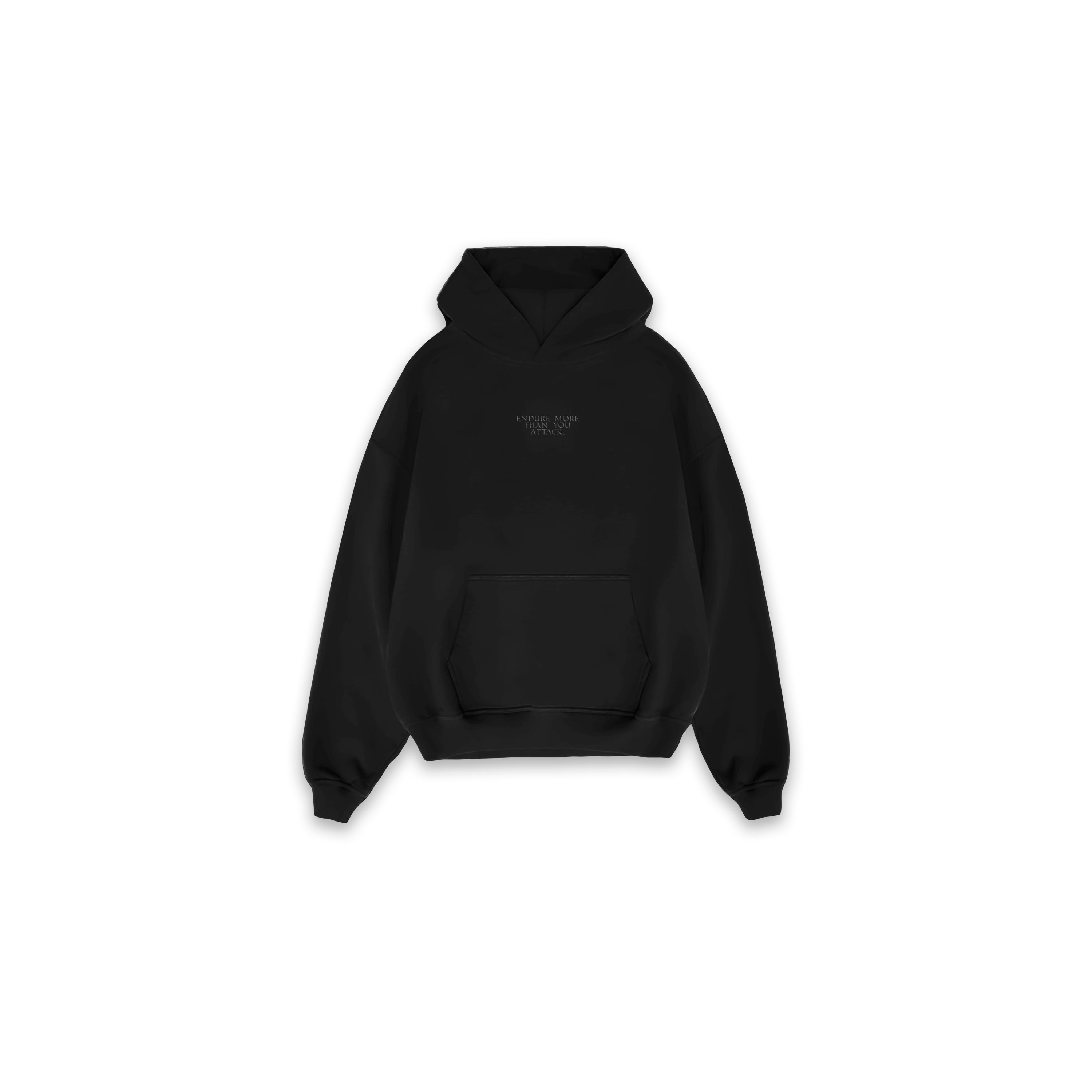 HOODIE MYTHO RESILIENCE - BLACK