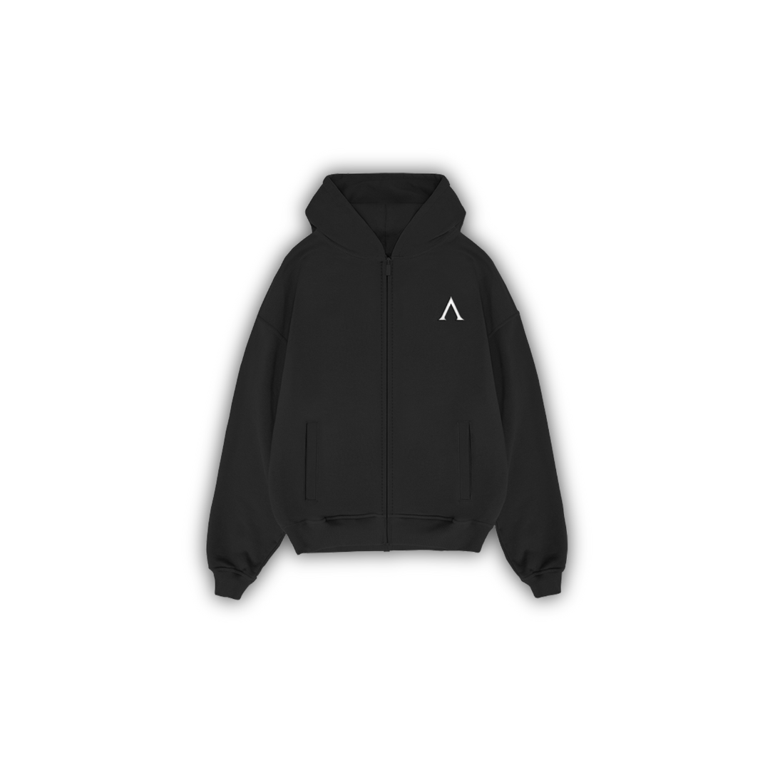 ORIGINAL ZIP HOODIE - BLACK