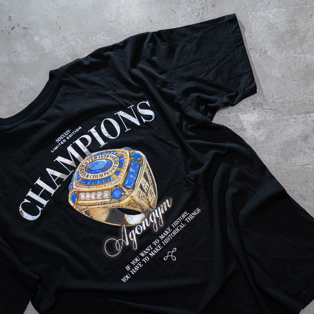 OVERSIZE CHAMPION - BLACK