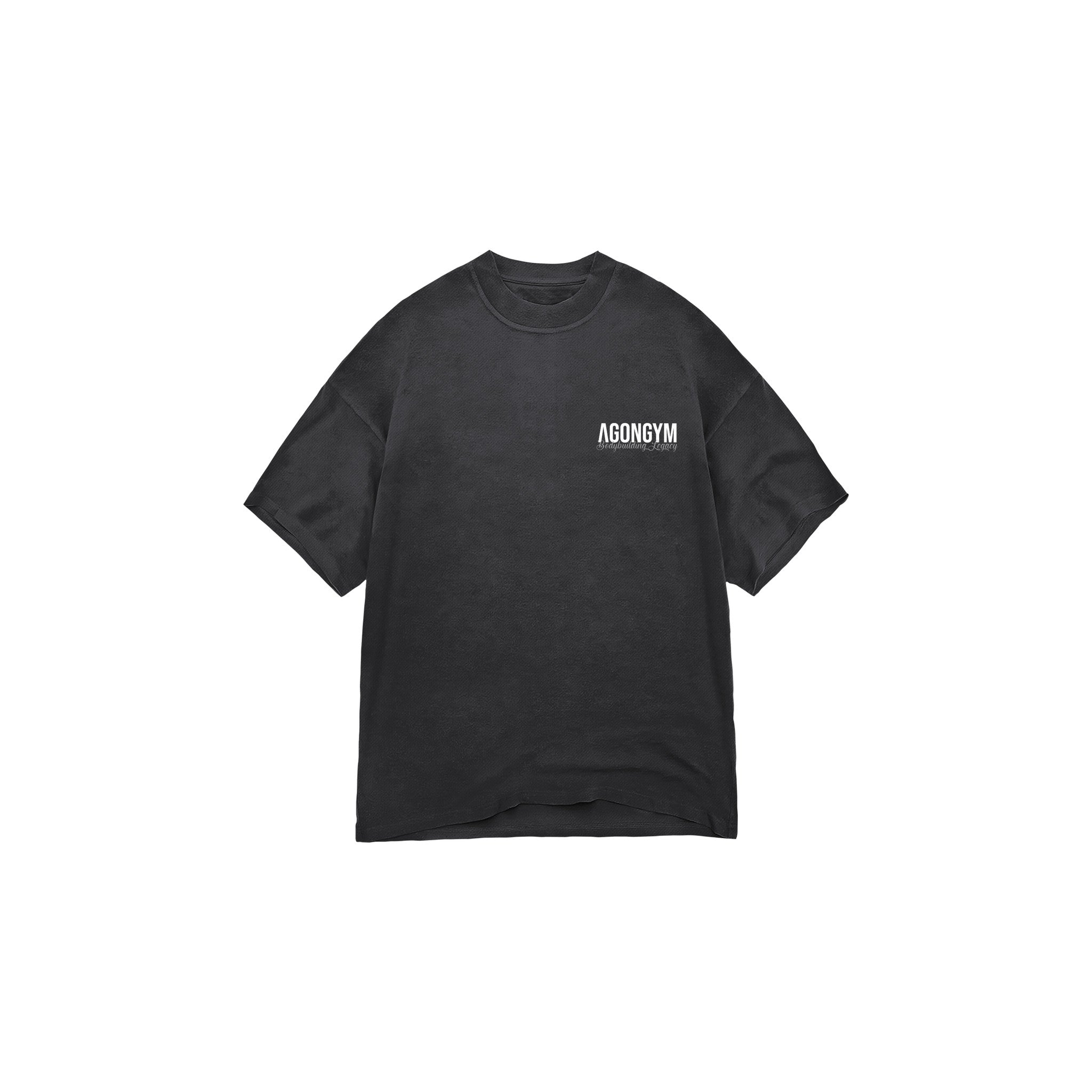 OVERSIZE BODYBUILDING LEGACY - WASHED DARK GREY