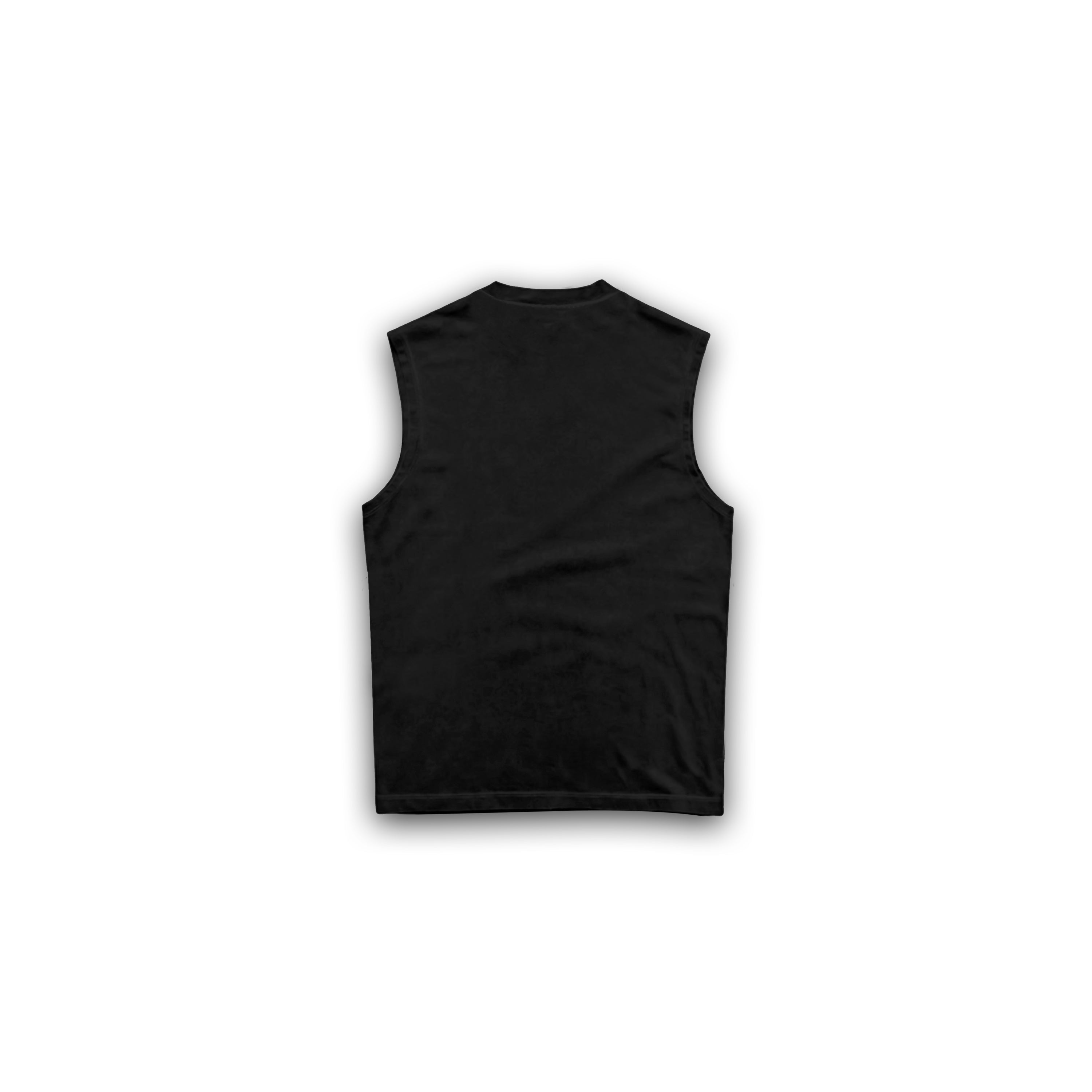 OVERSIZE SLEEVELESS LIMITLESS - BLACK/WHITE