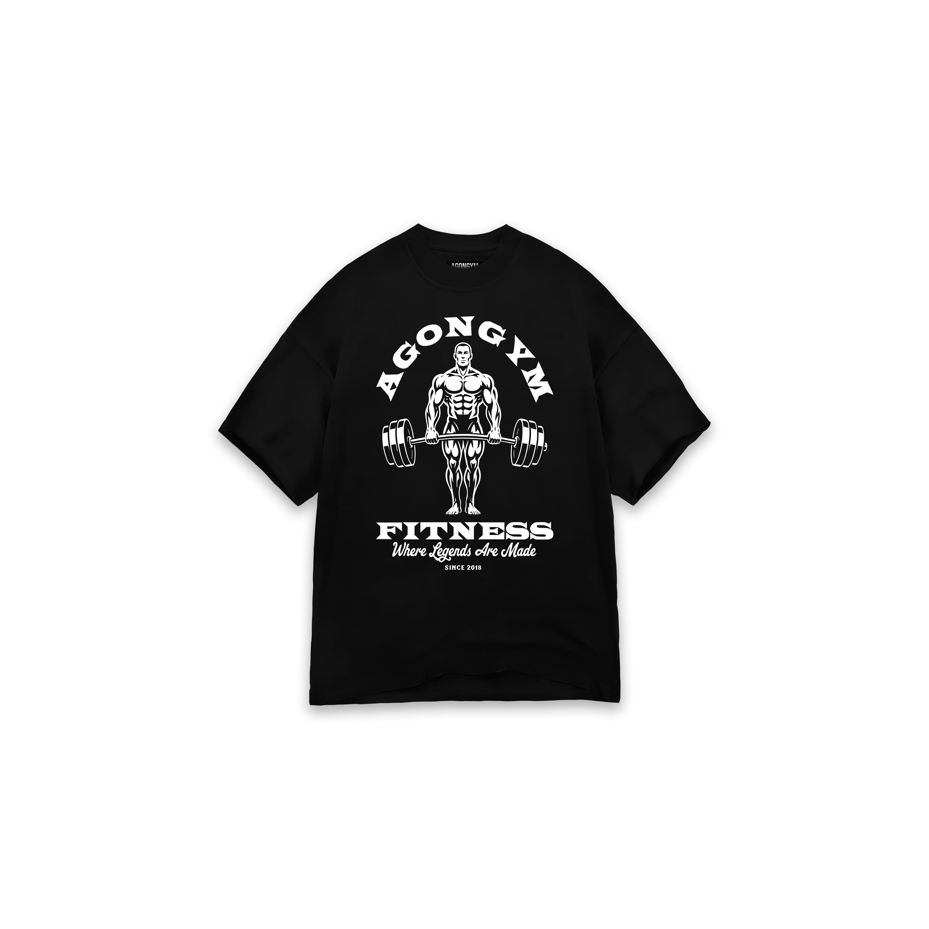 OVERSIZE GOLDS TRIBUTE - BLACK