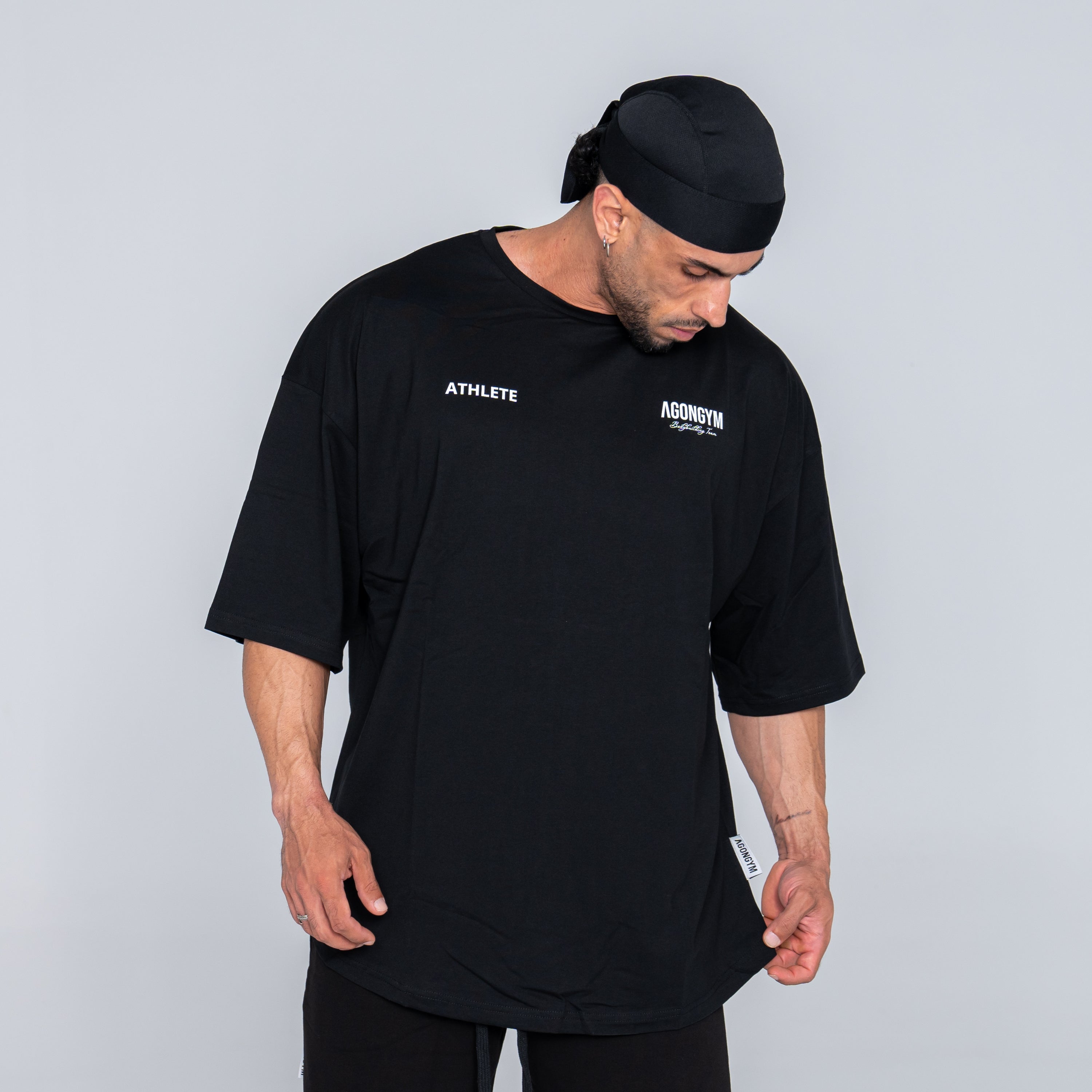 BODYBUILDING TEAM OVERSIZE - BLACK