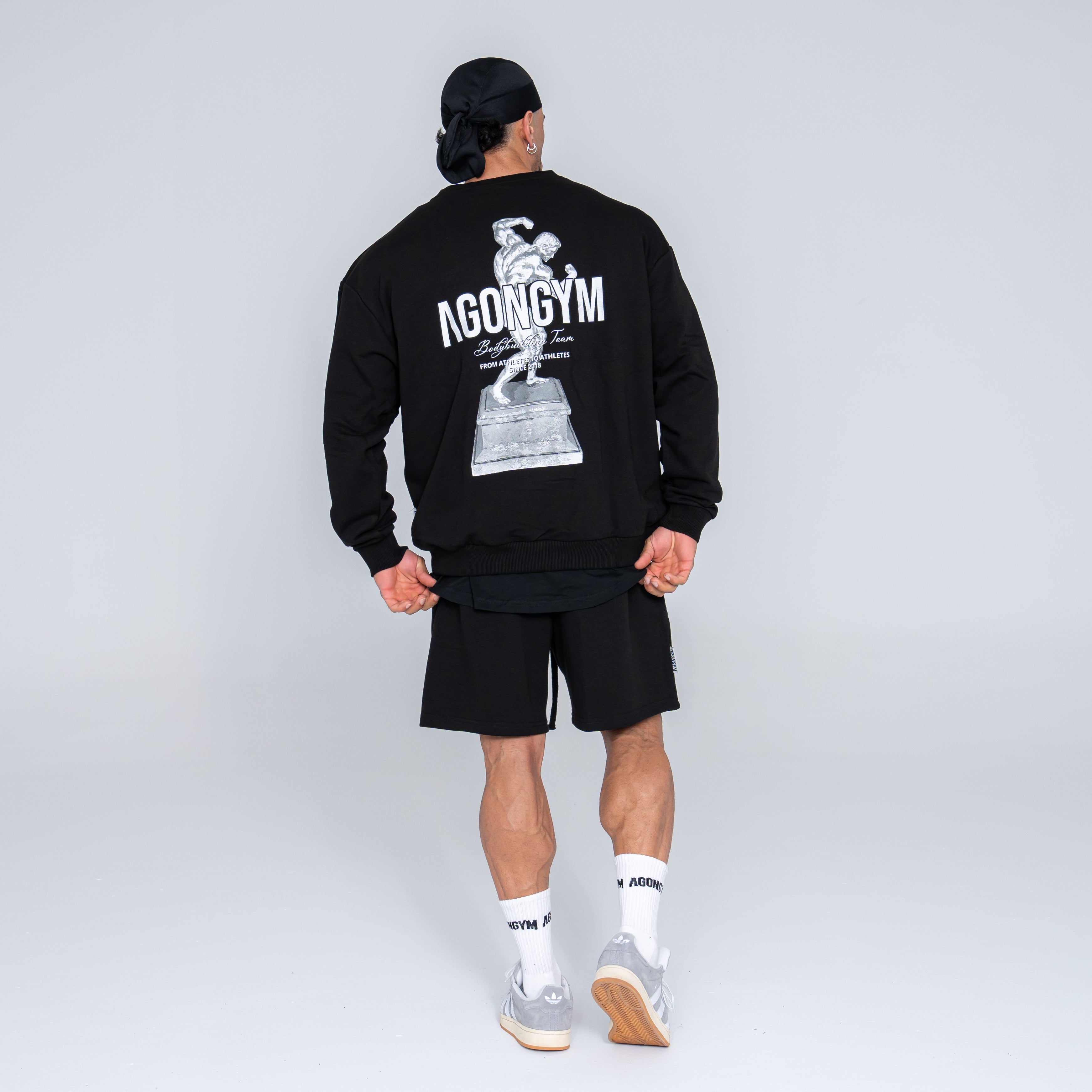 BODYBUILDING TEAM PULLOVER - BLACK