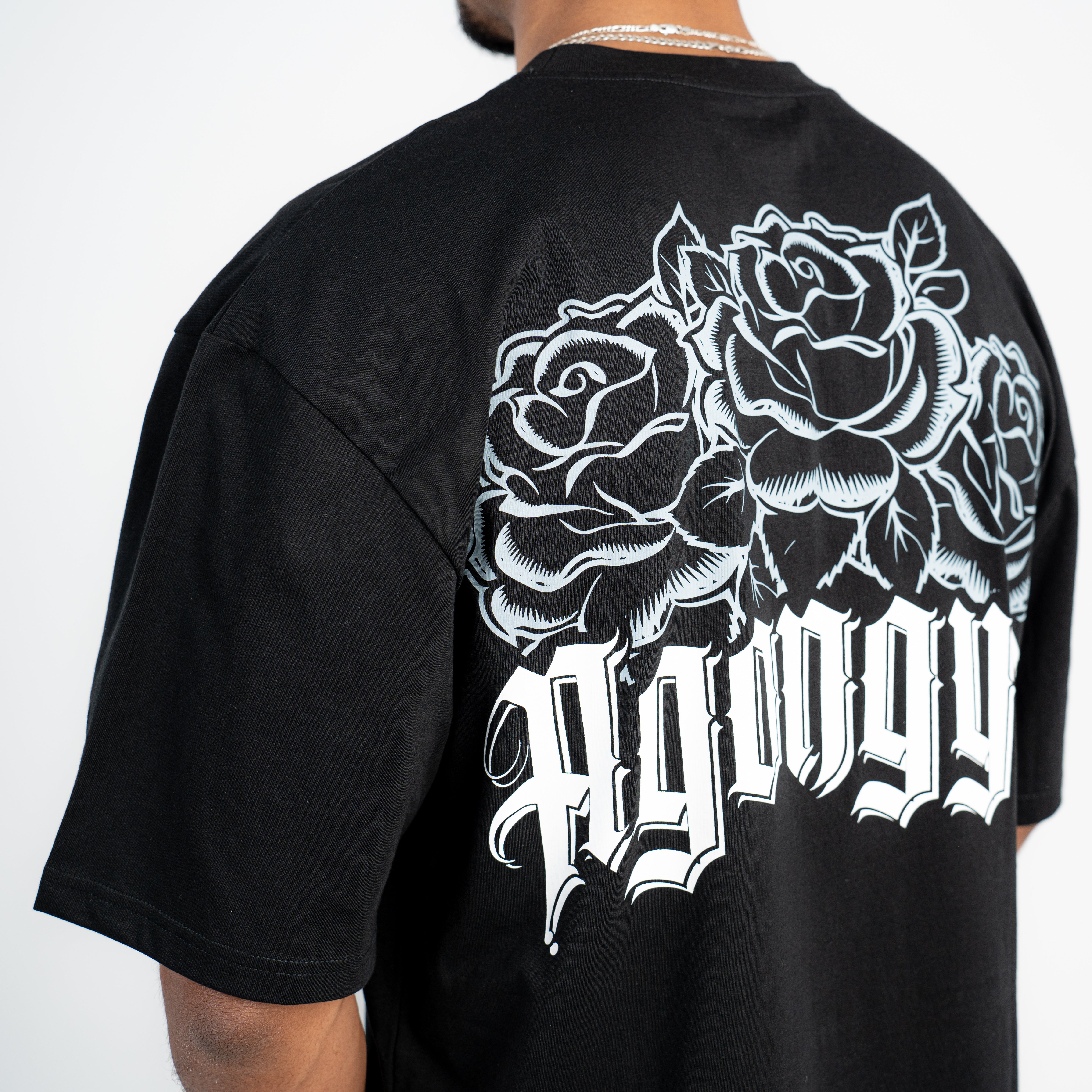 OVERSIZE ROSES - BLACK