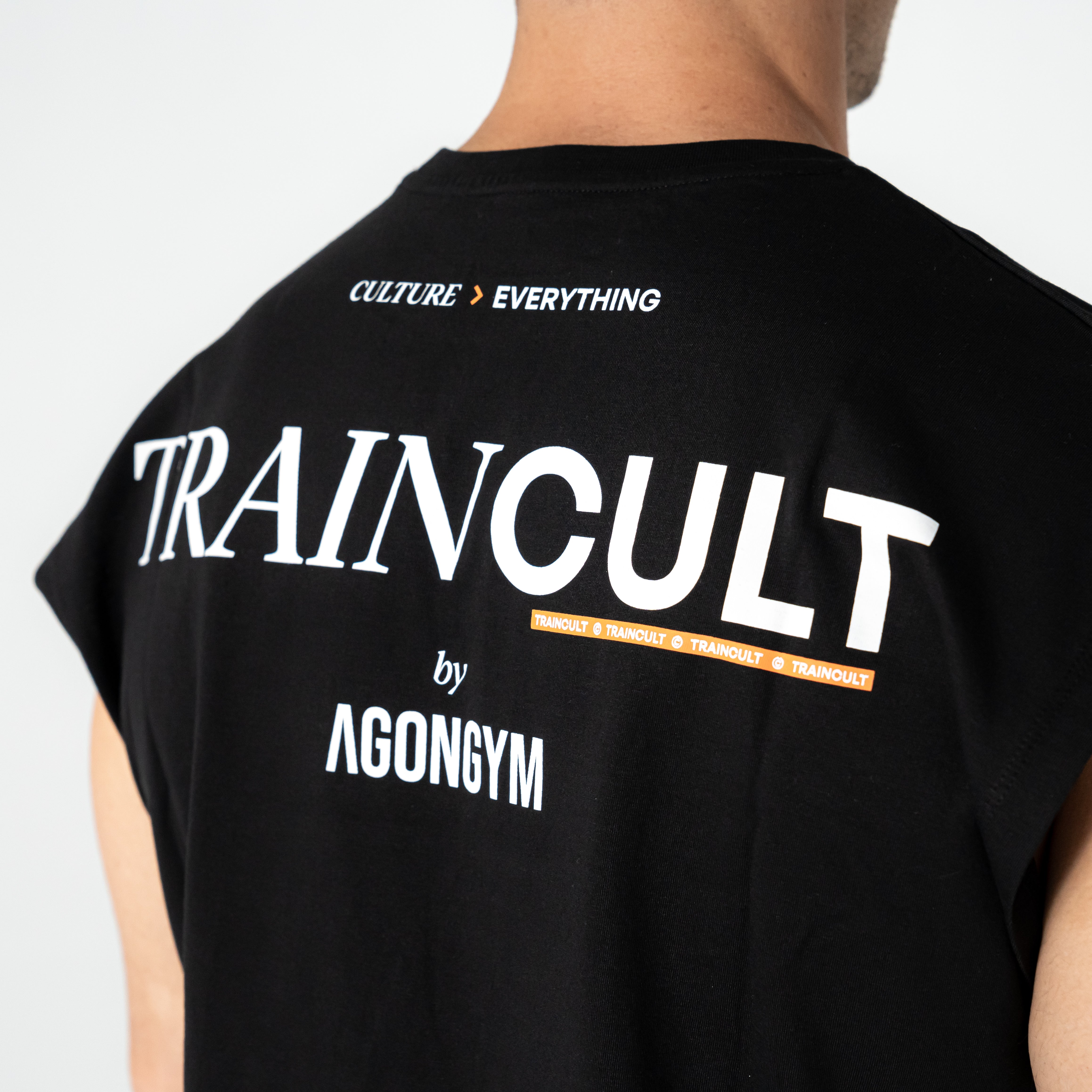 SLEEVLESS BLACK - AGONGYM x TRAINING CULT