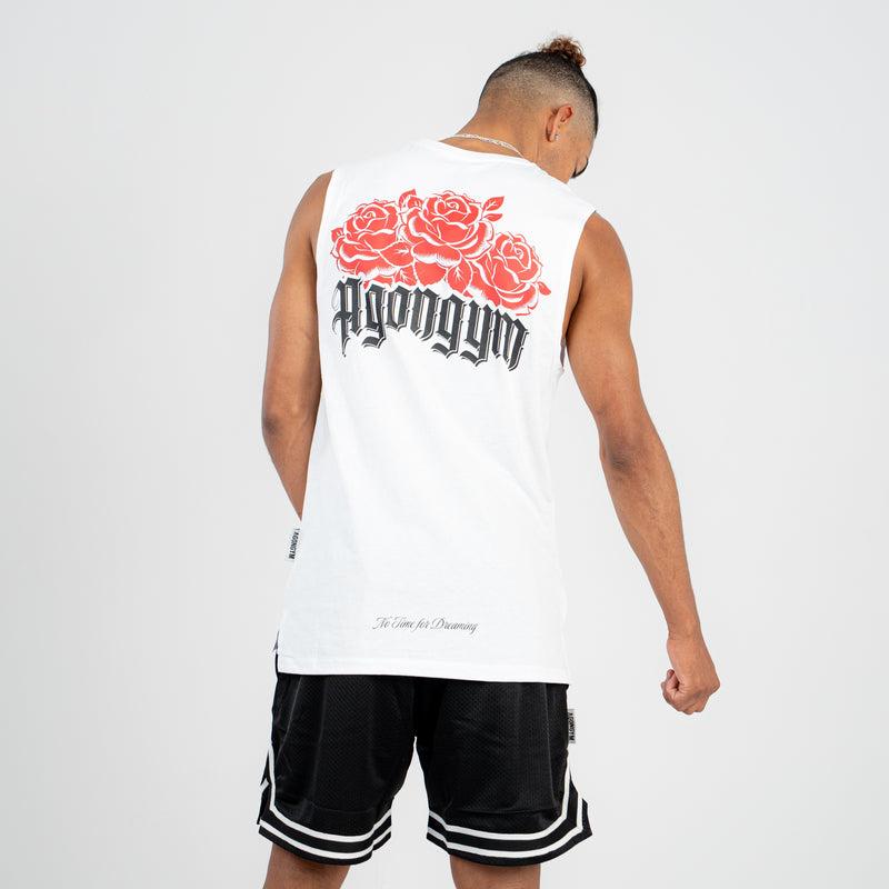 TANK ROSES - WHITE