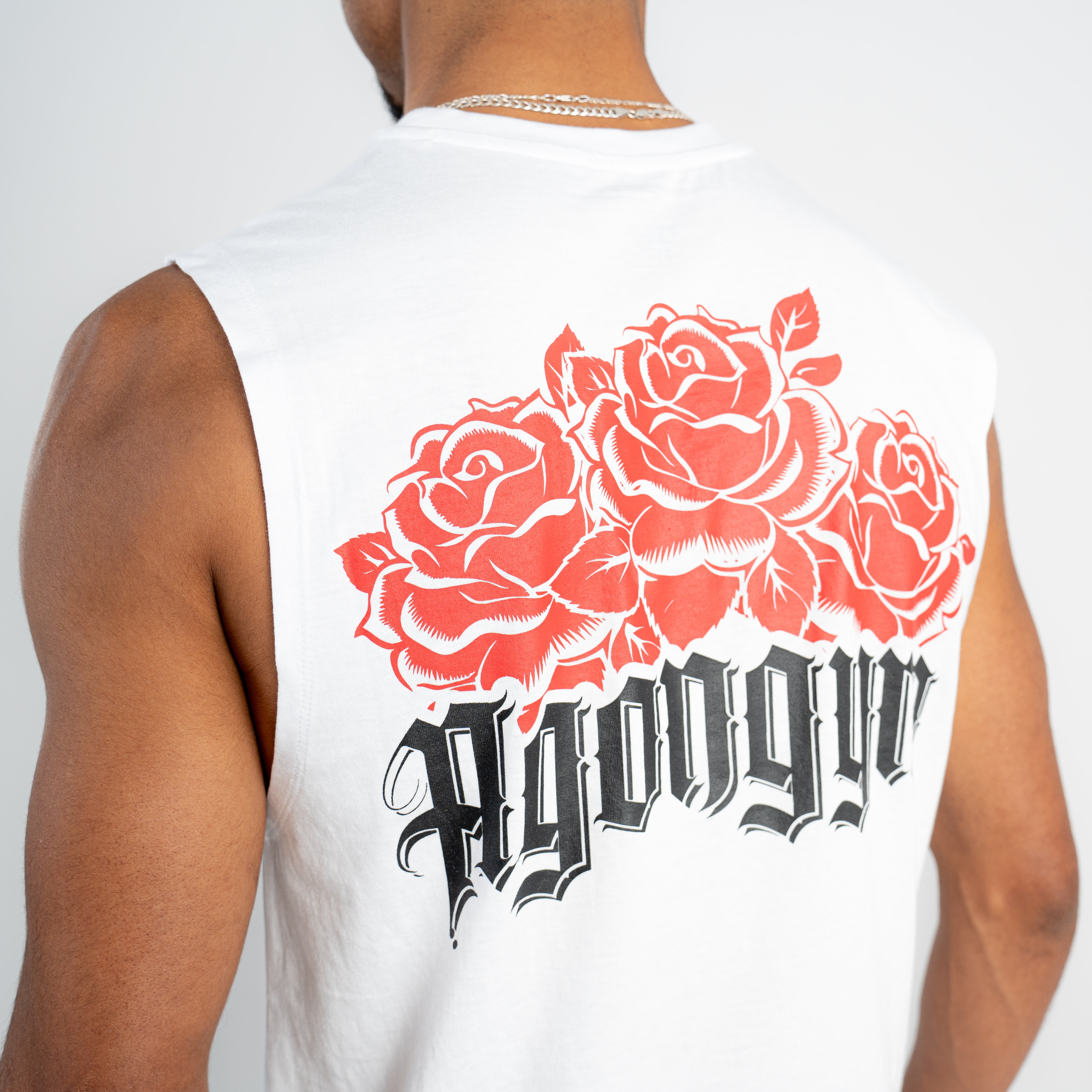 TANK ROSES - WHITE