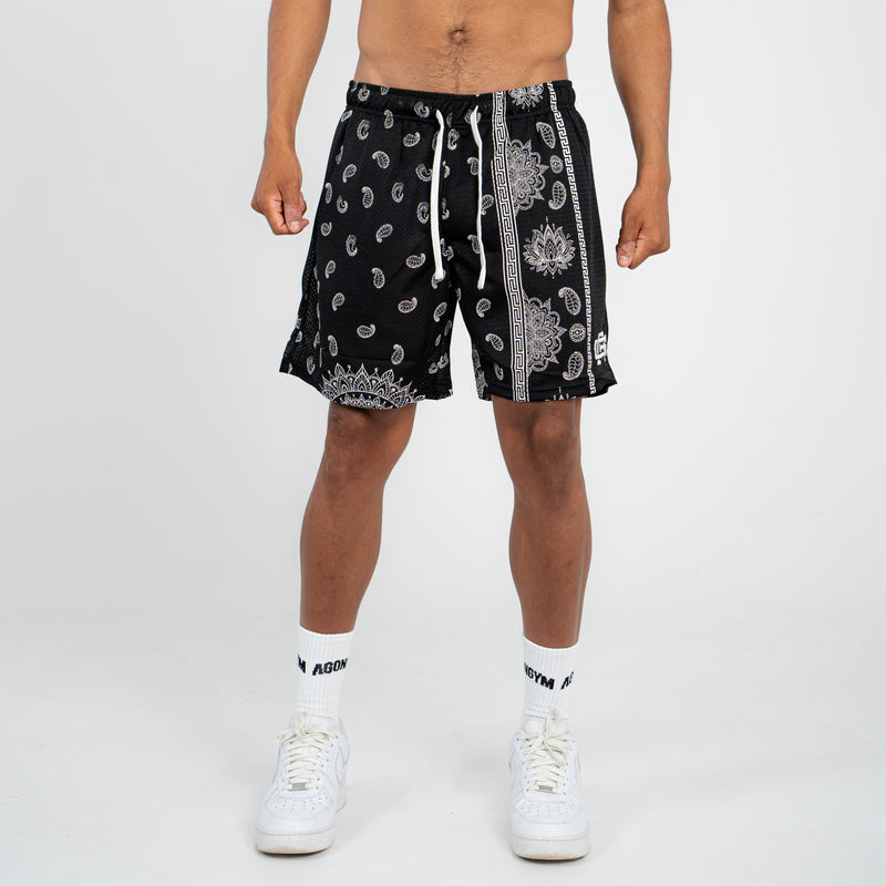 MADNESS MANDALA SHORT - BLACK