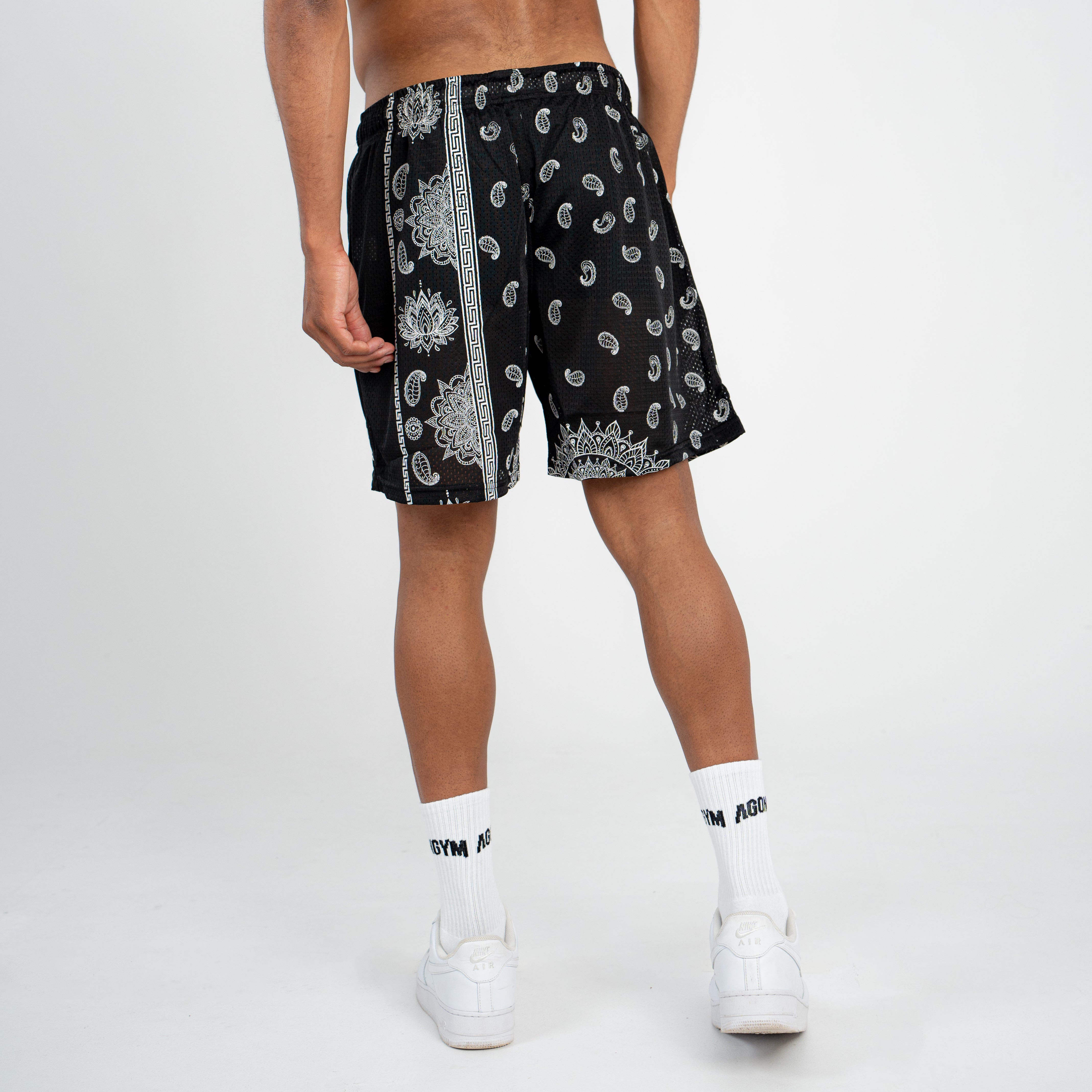 MADNESS MANDALA SHORT - BLACK