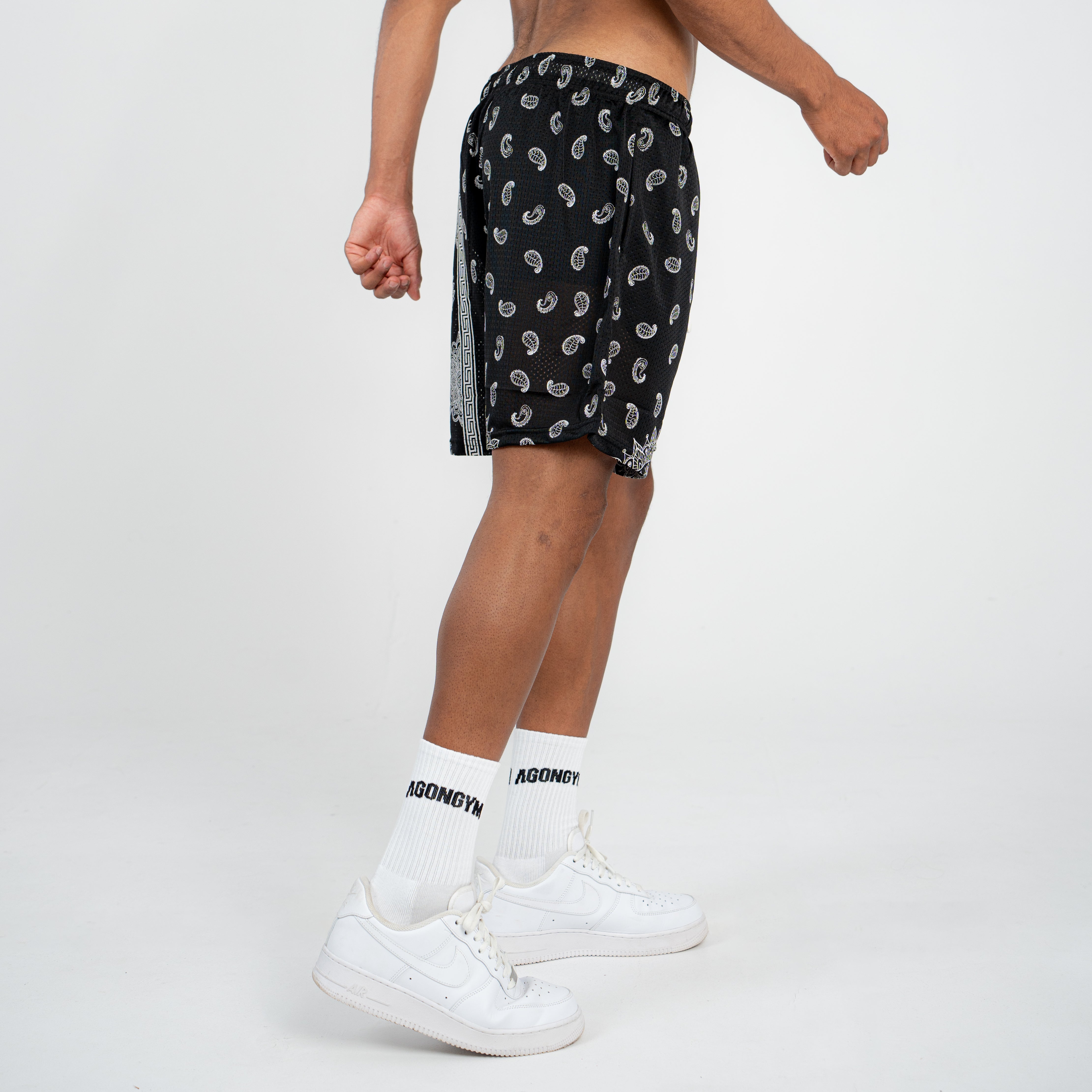 MADNESS MANDALA SHORT - BLACK