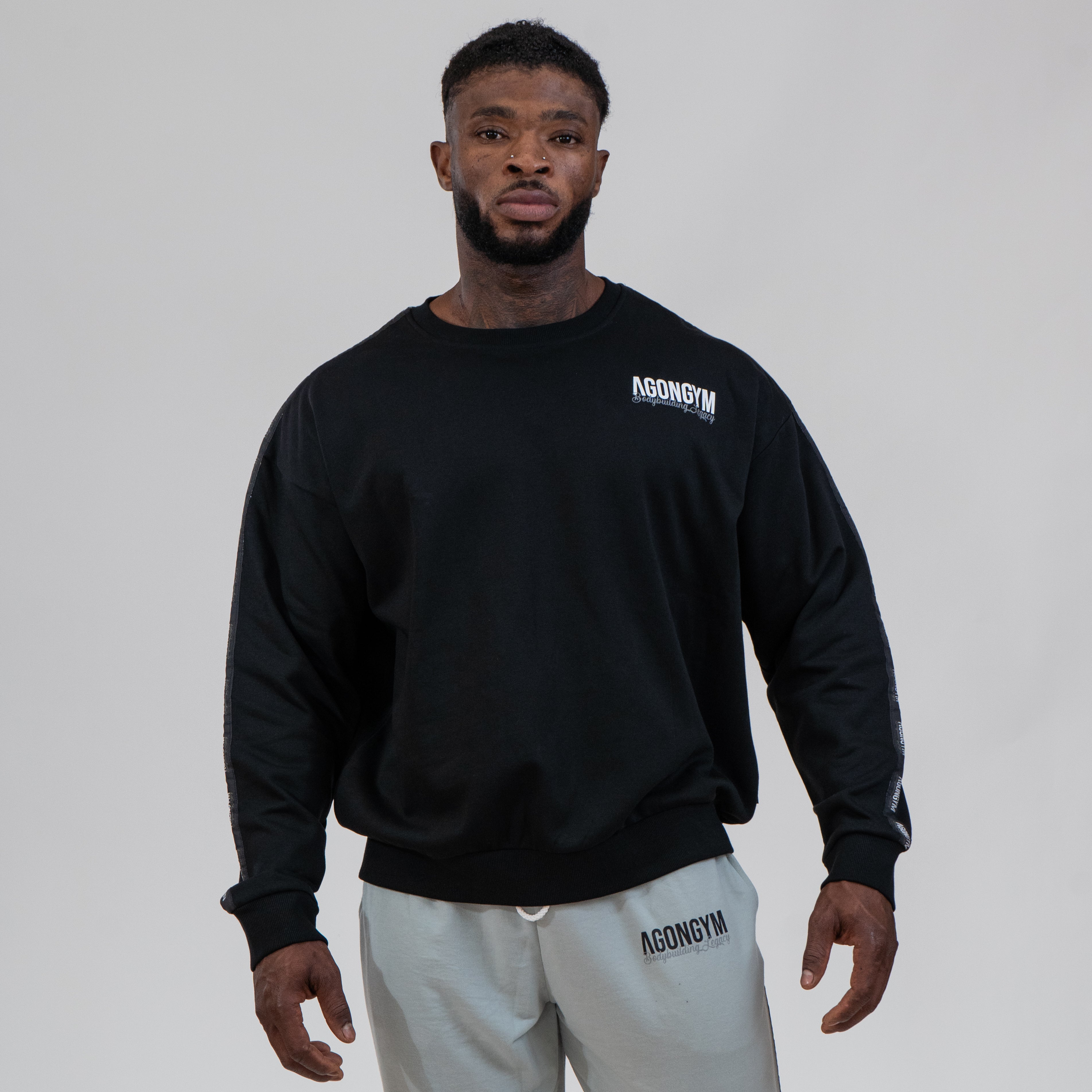 PULLOVER BODYBUILDING LEGACY - BLACK