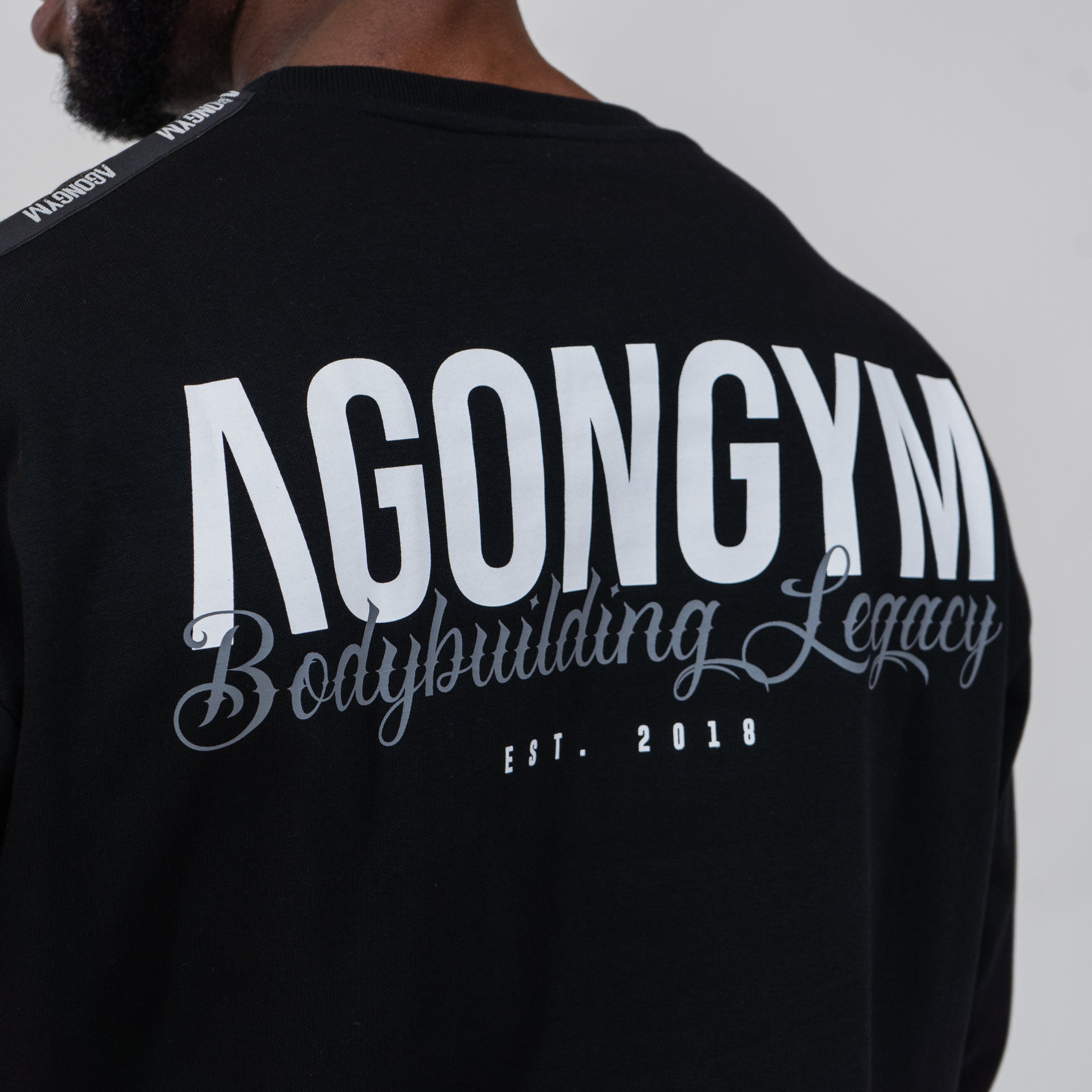 PULLOVER BODYBUILDING LEGACY - BLACK