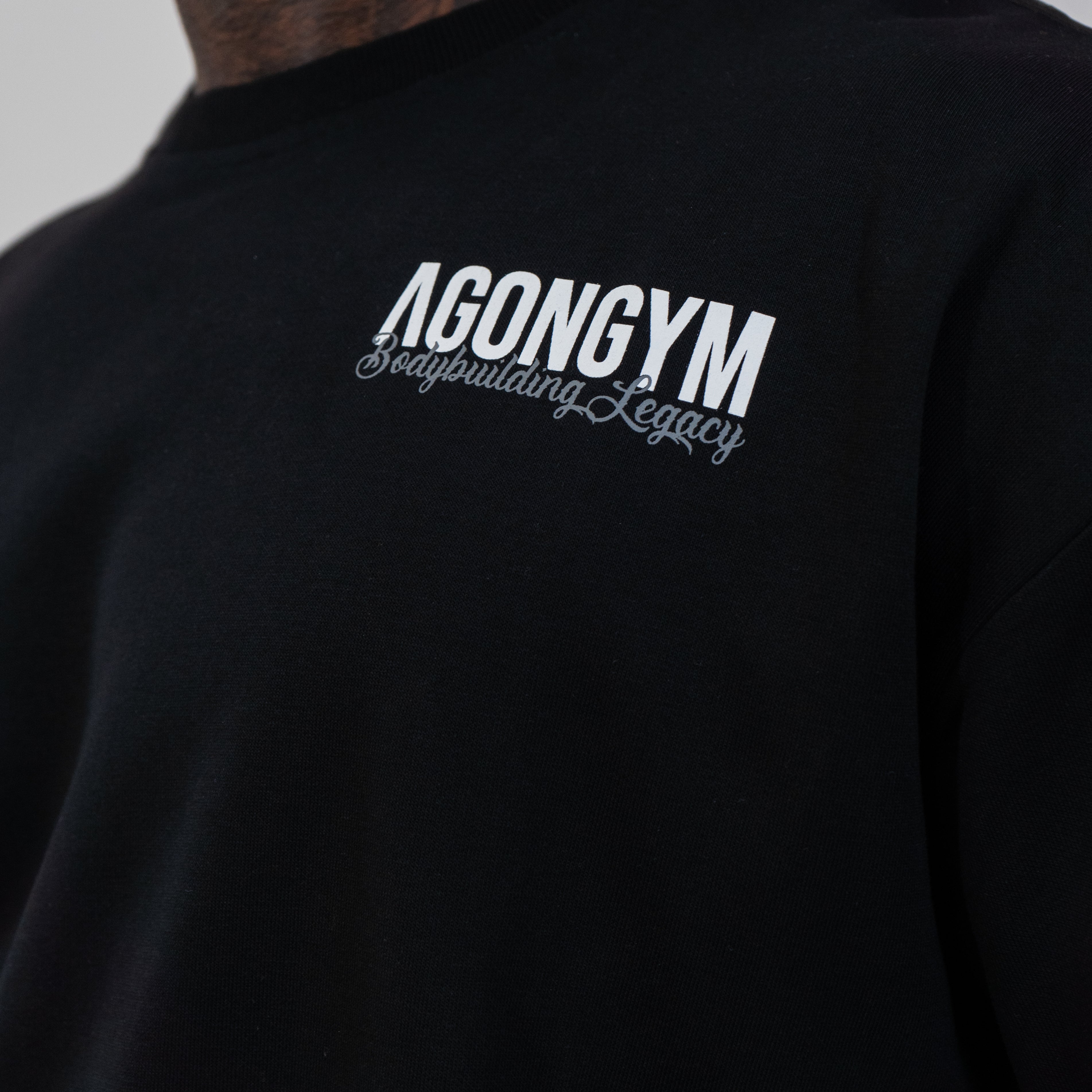 PULLOVER BODYBUILDING LEGACY - BLACK