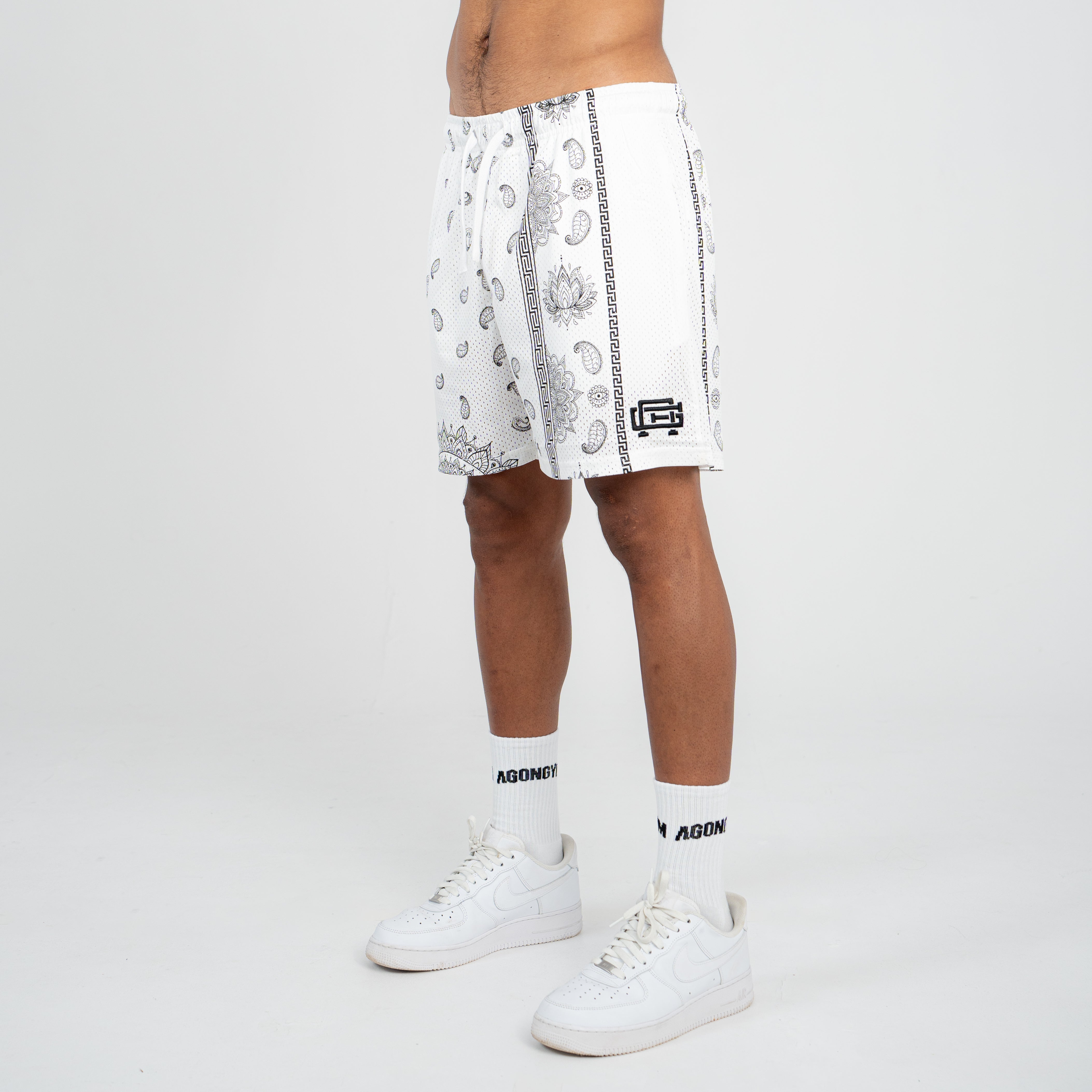 MADNESS MANDALA SHORT - WHITE