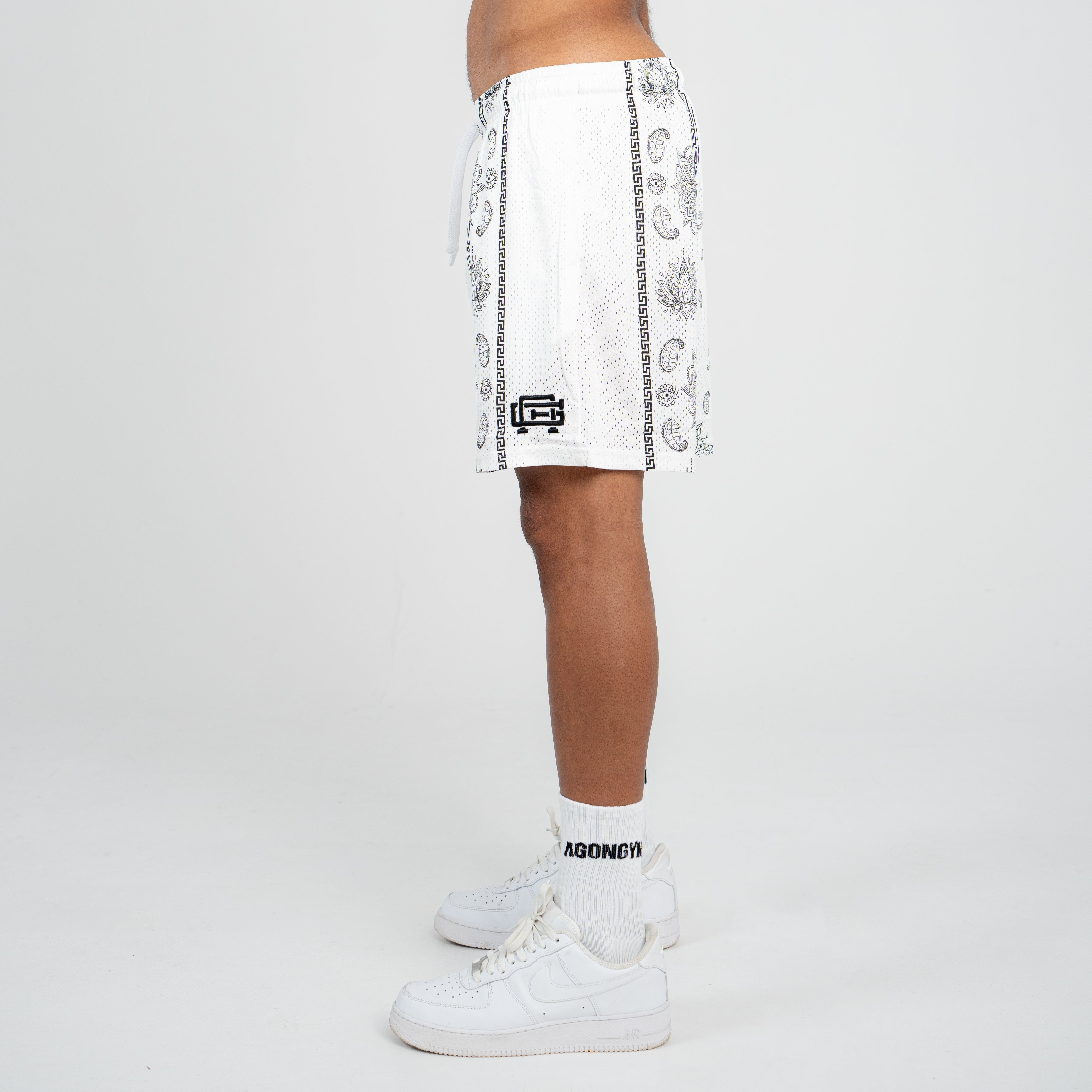 MADNESS MANDALA SHORT - WHITE