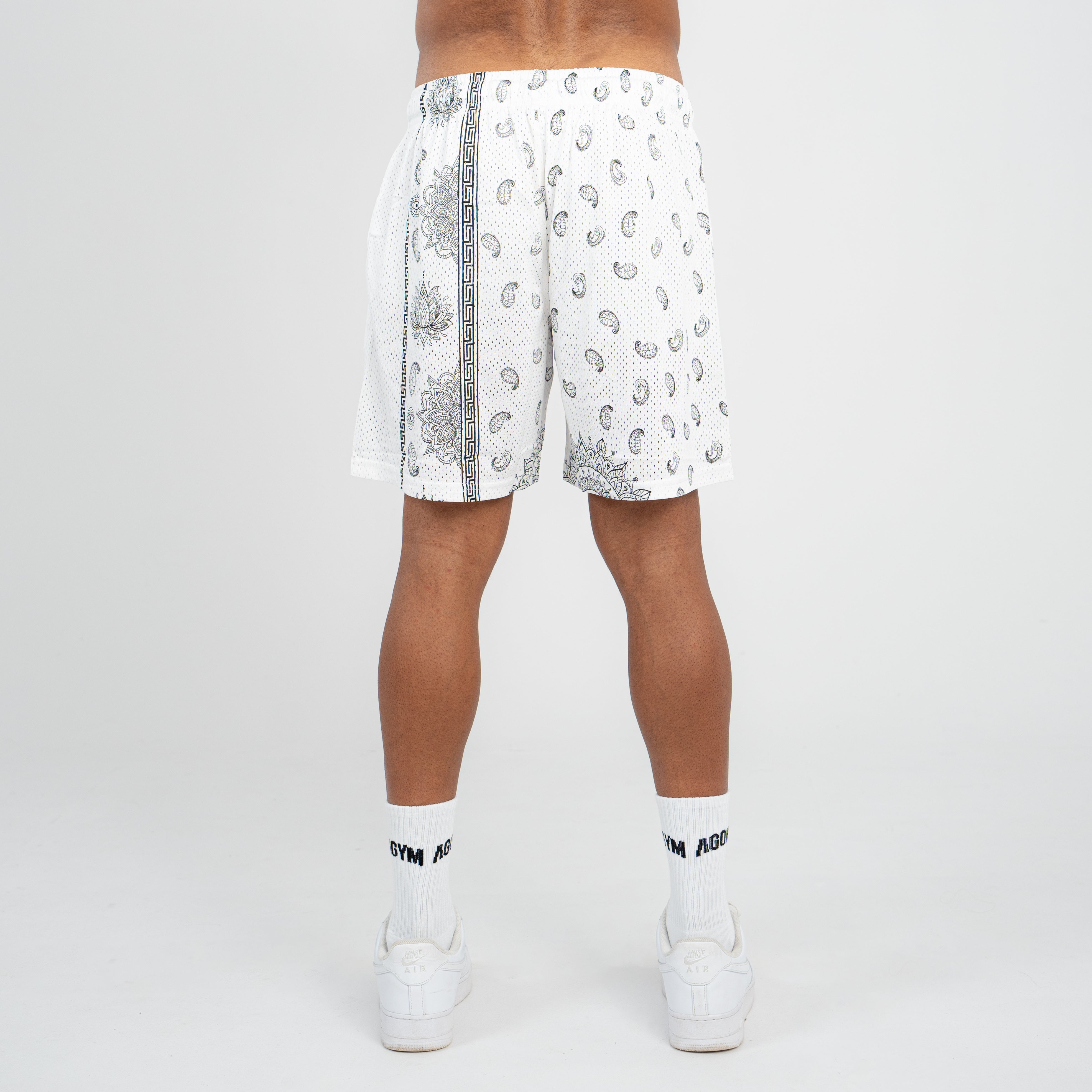 MADNESS MANDALA SHORT - WHITE