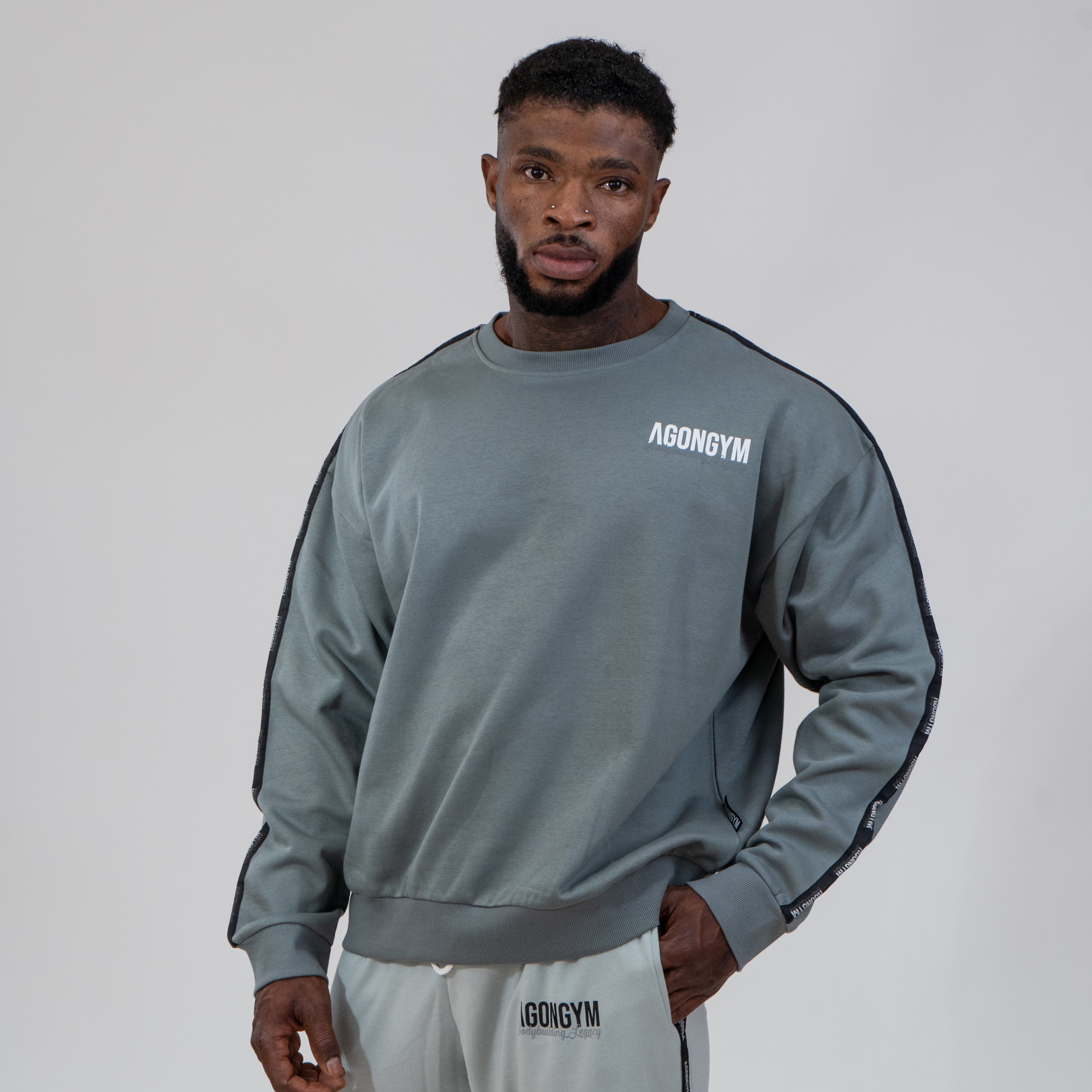 PULLOVER BODYBUILDING LEGACY - DARK GREY