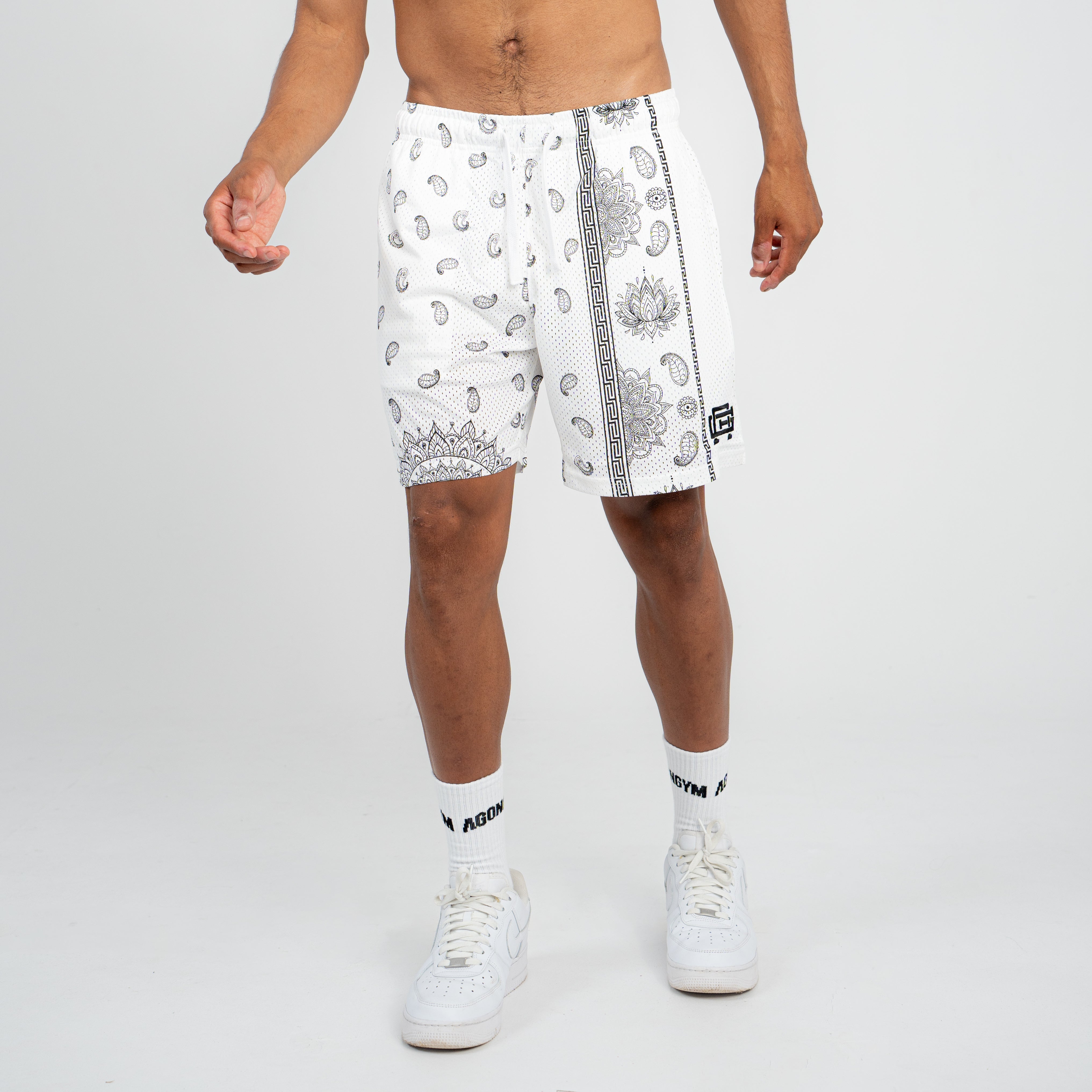 MADNESS MANDALA SHORT - WHITE