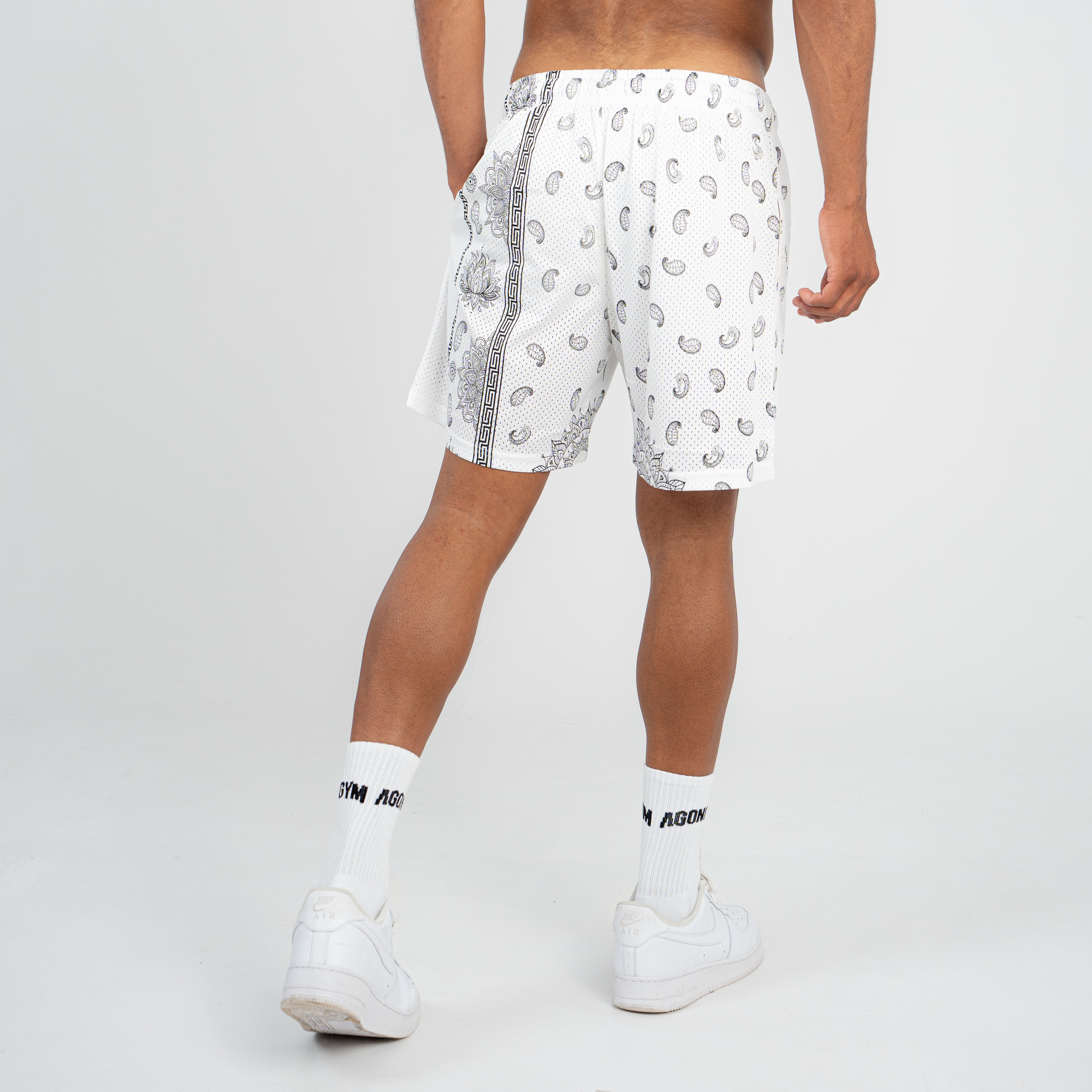 MADNESS MANDALA SHORT - WHITE