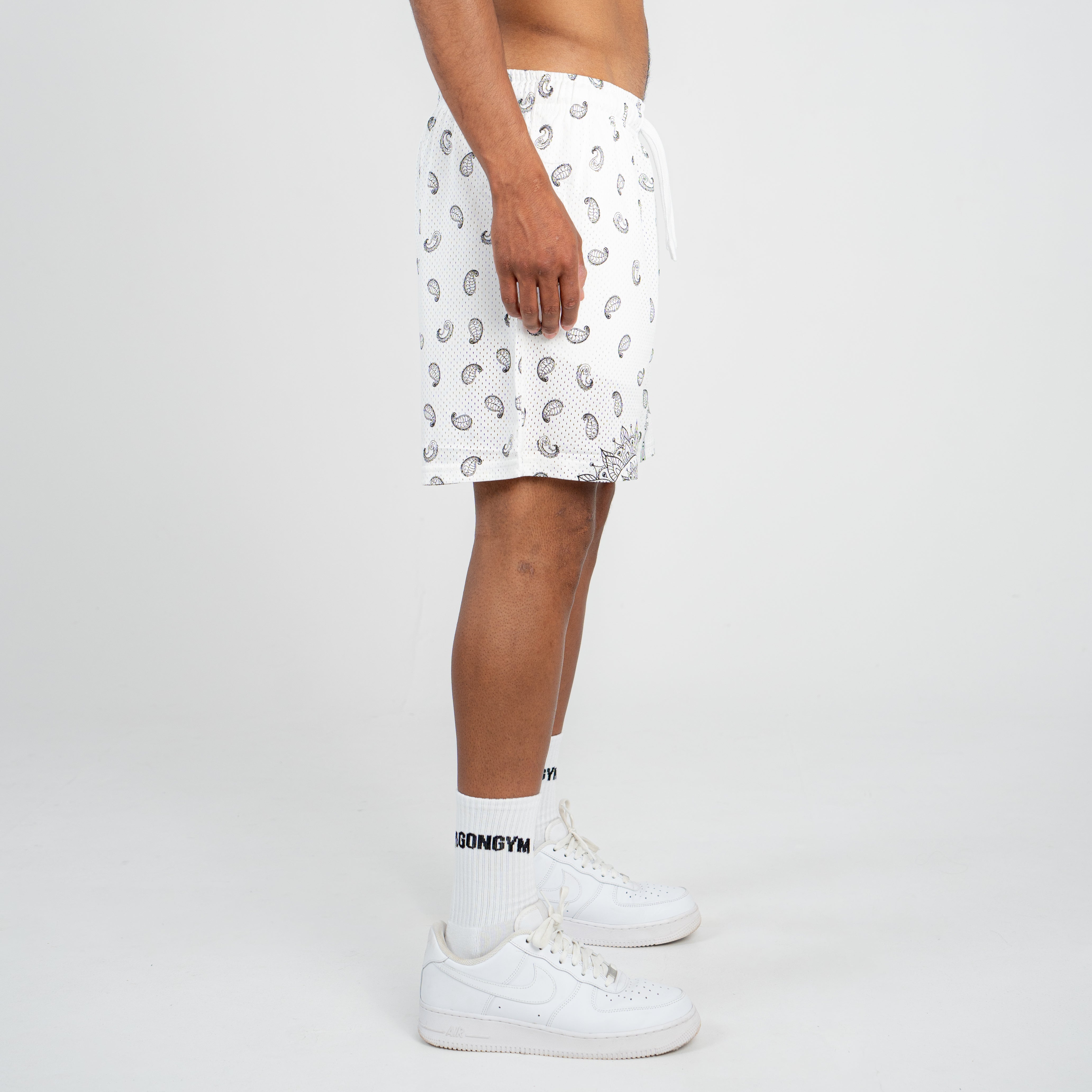 MADNESS MANDALA SHORT - WHITE