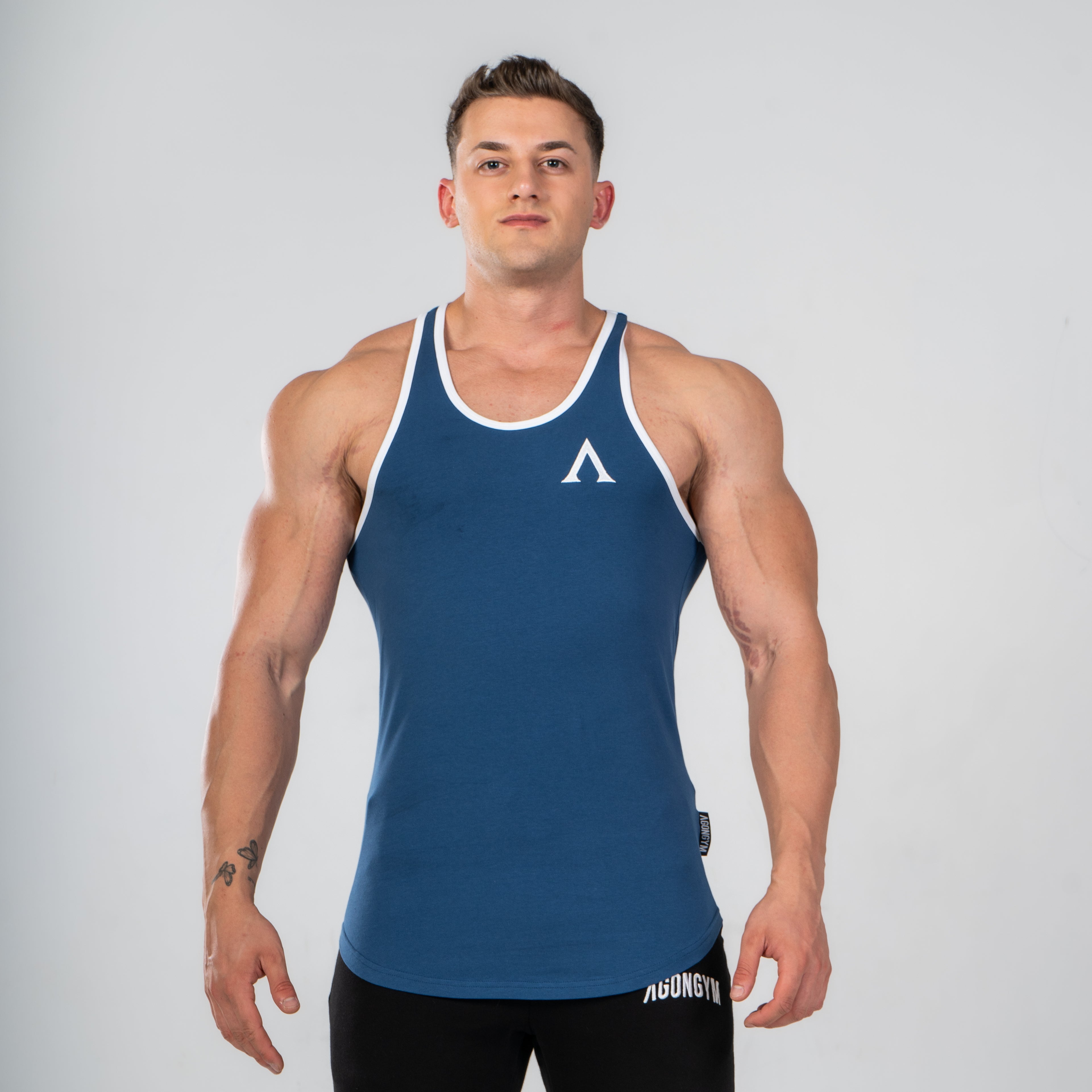 AESTHETIC STRINGER - NAVY/WHITE