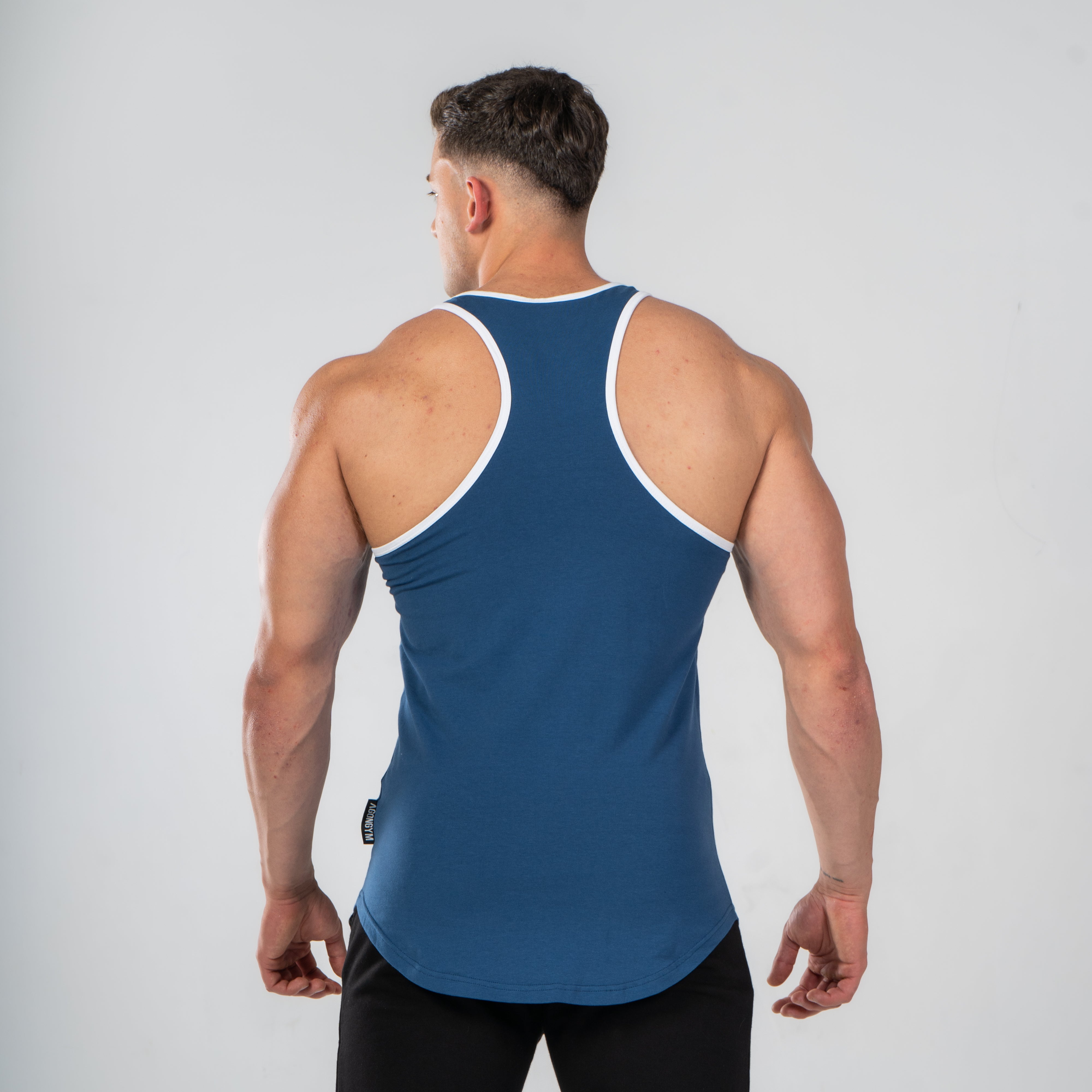 AESTHETIC STRINGER - NAVY/WHITE