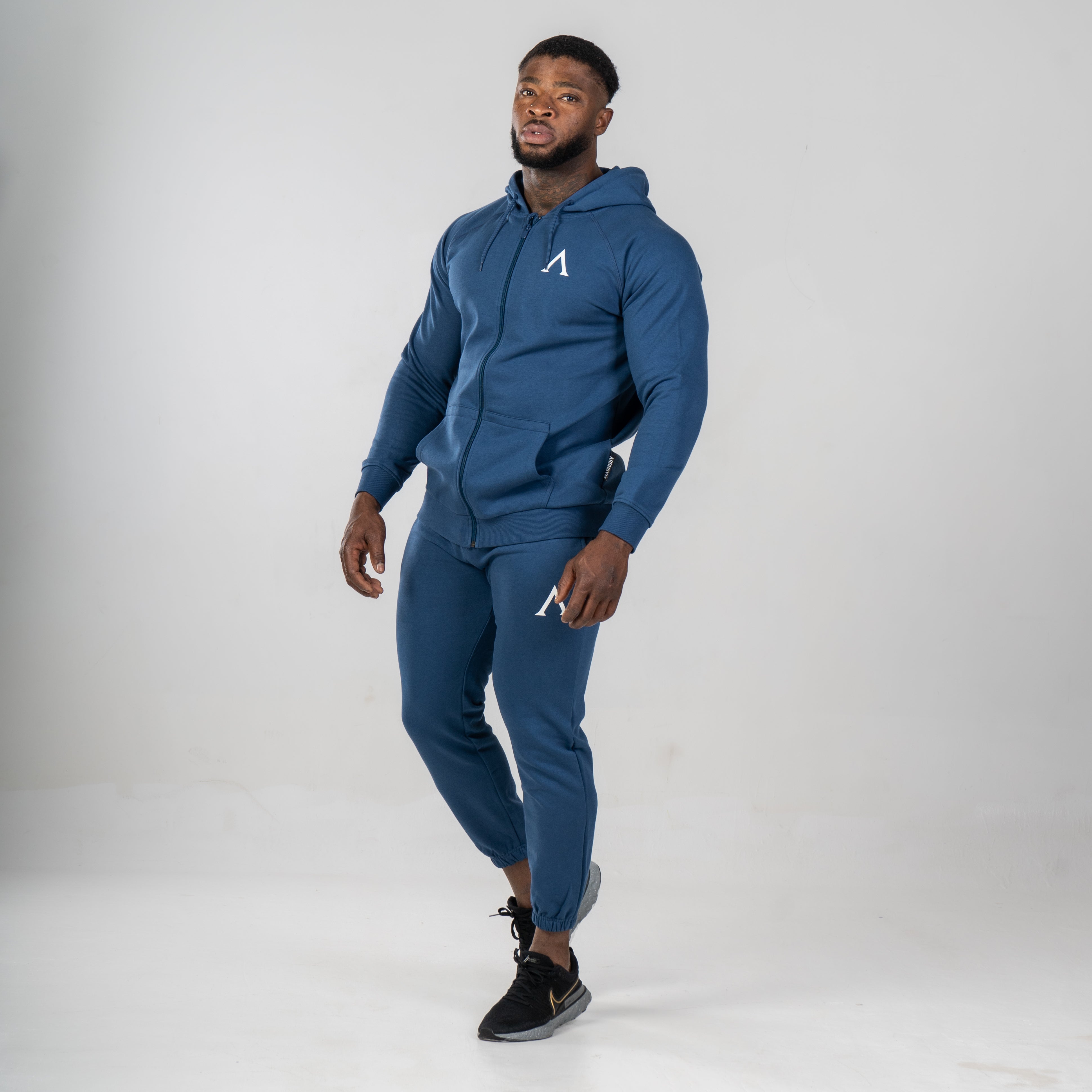 PULSE ZIP HOODIE - NAVY