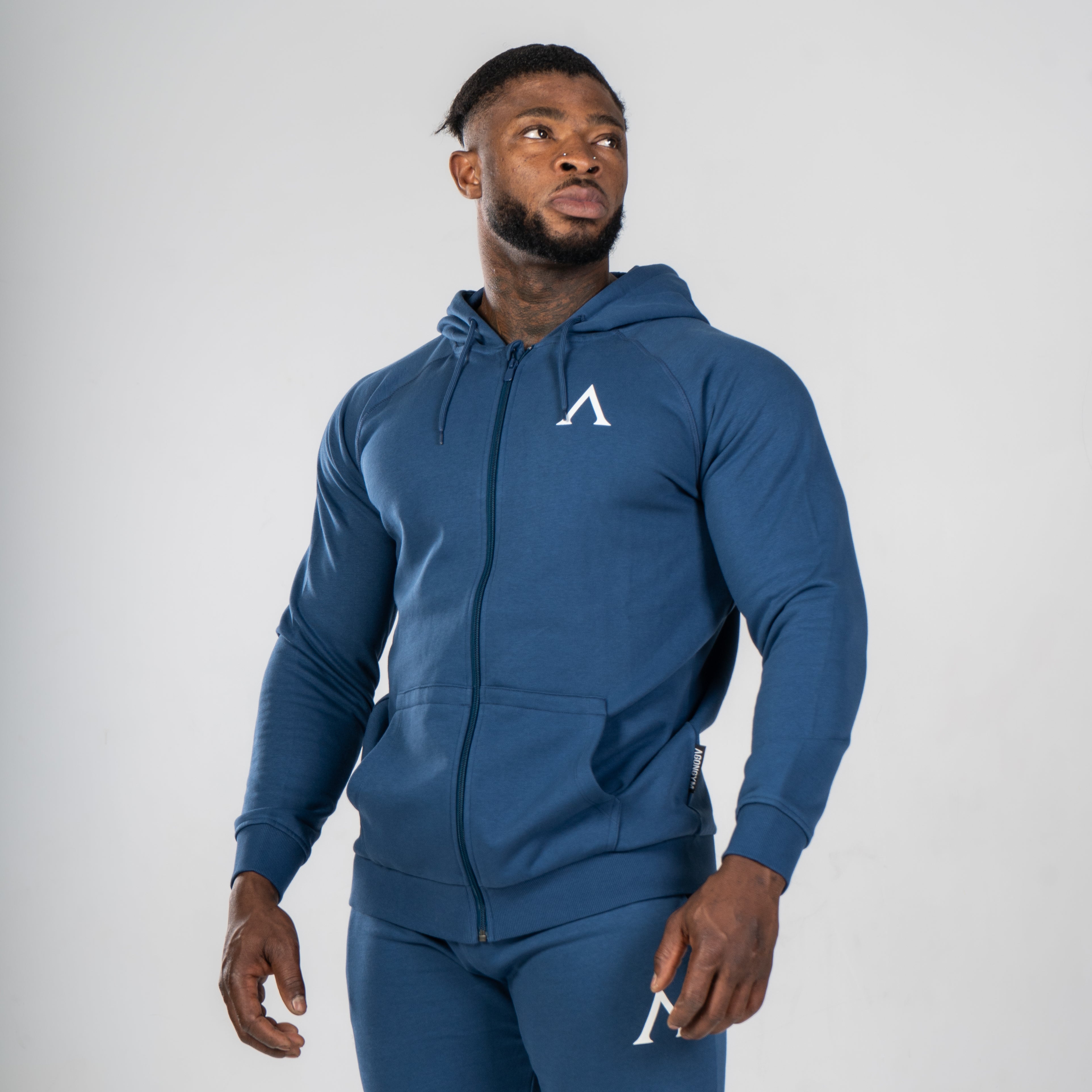 PULSE ZIP HOODIE - NAVY