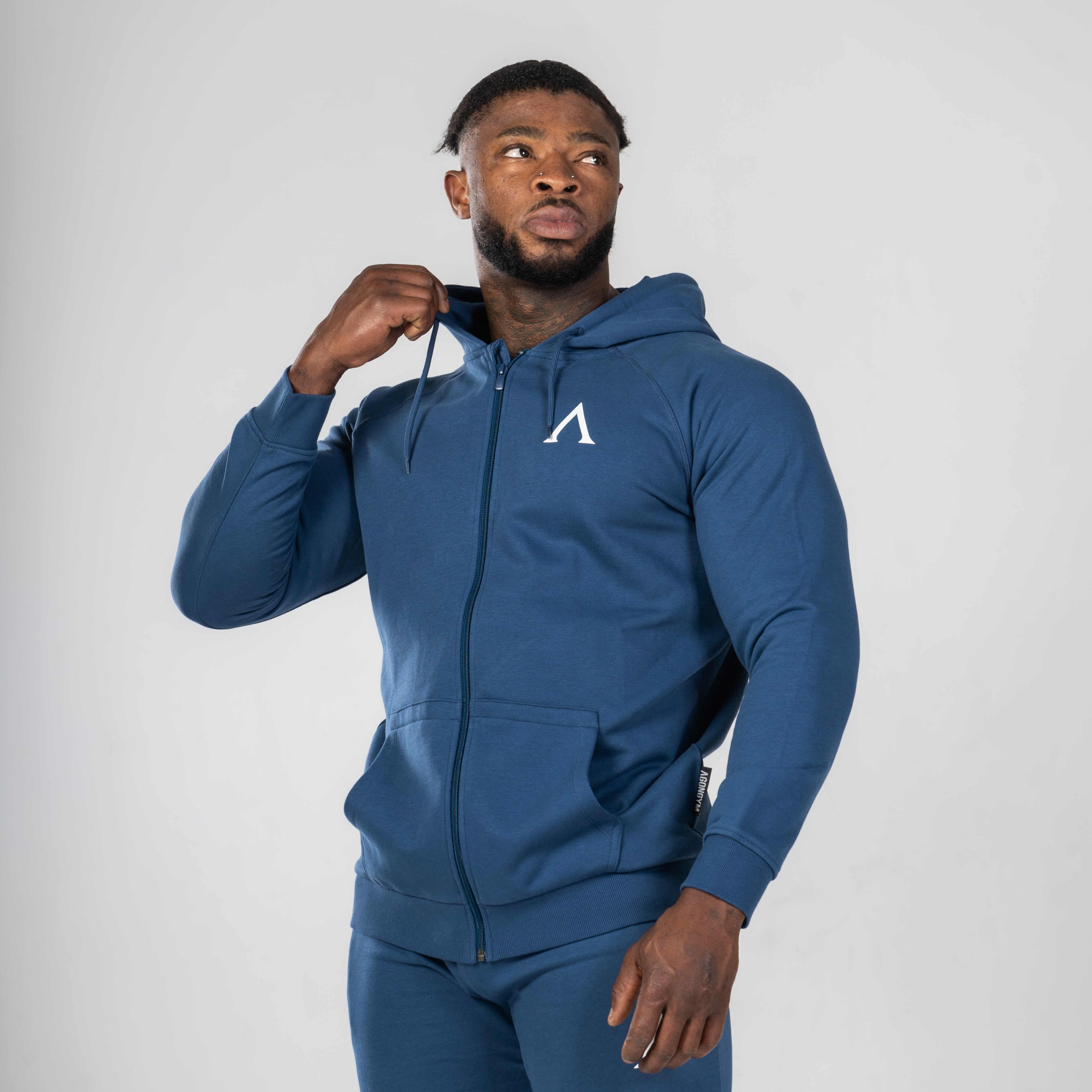 PULSE ZIP HOODIE - NAVY