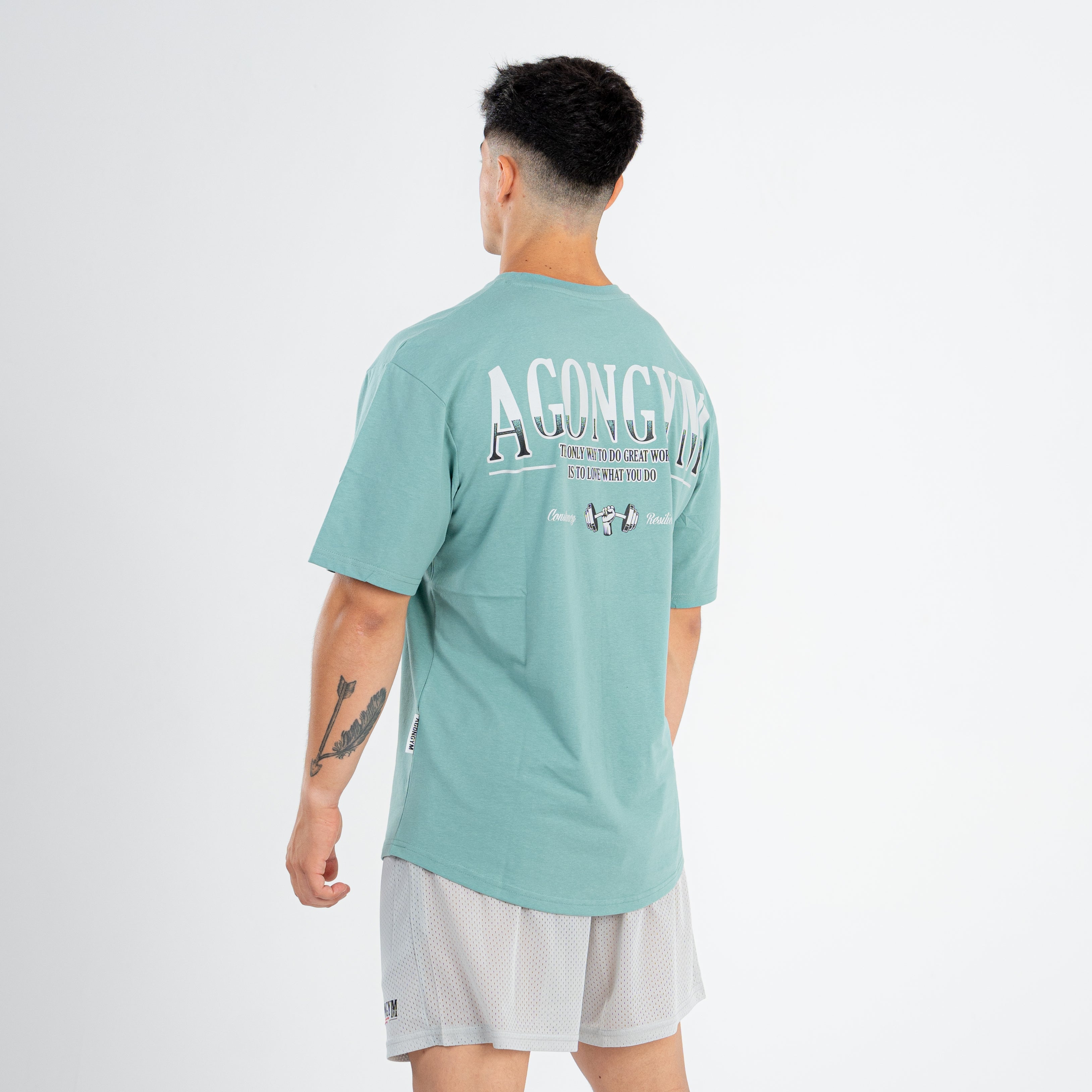 RETROWORKOUT OVERSIZE - SHADOW GREEN