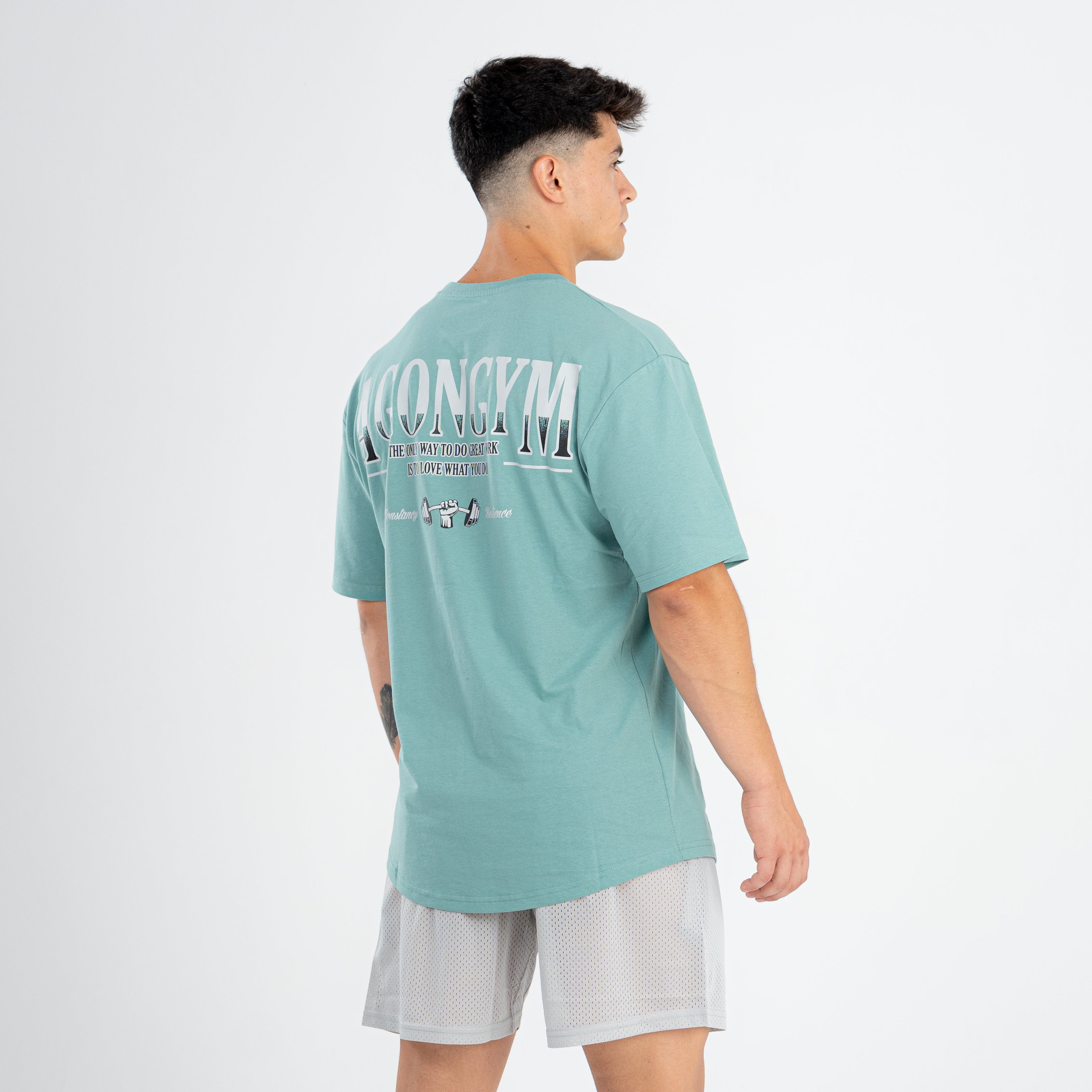 RETROWORKOUT OVERSIZE - SHADOW GREEN