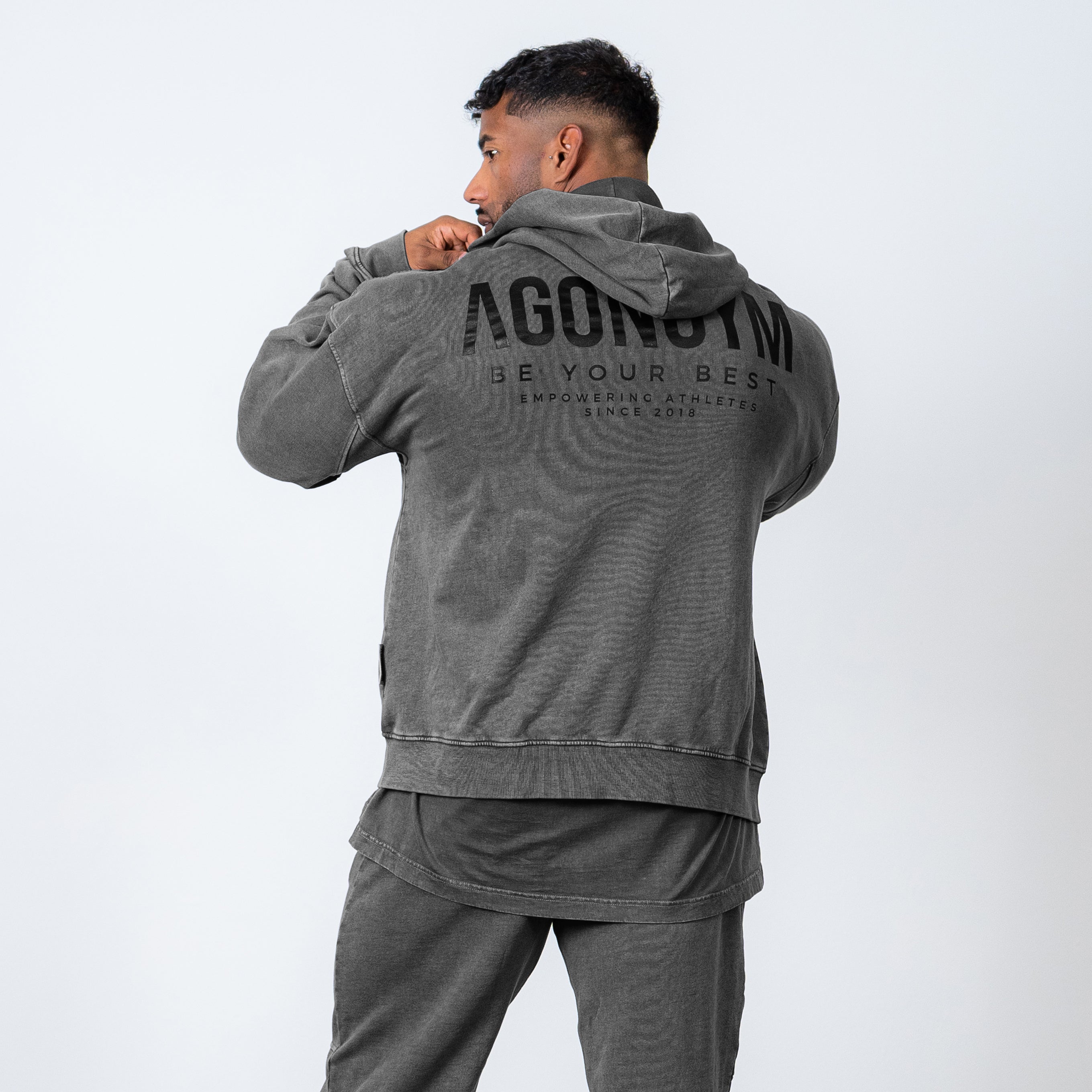 EMPOWERING ATHLETES HOODIE - DARK GREY