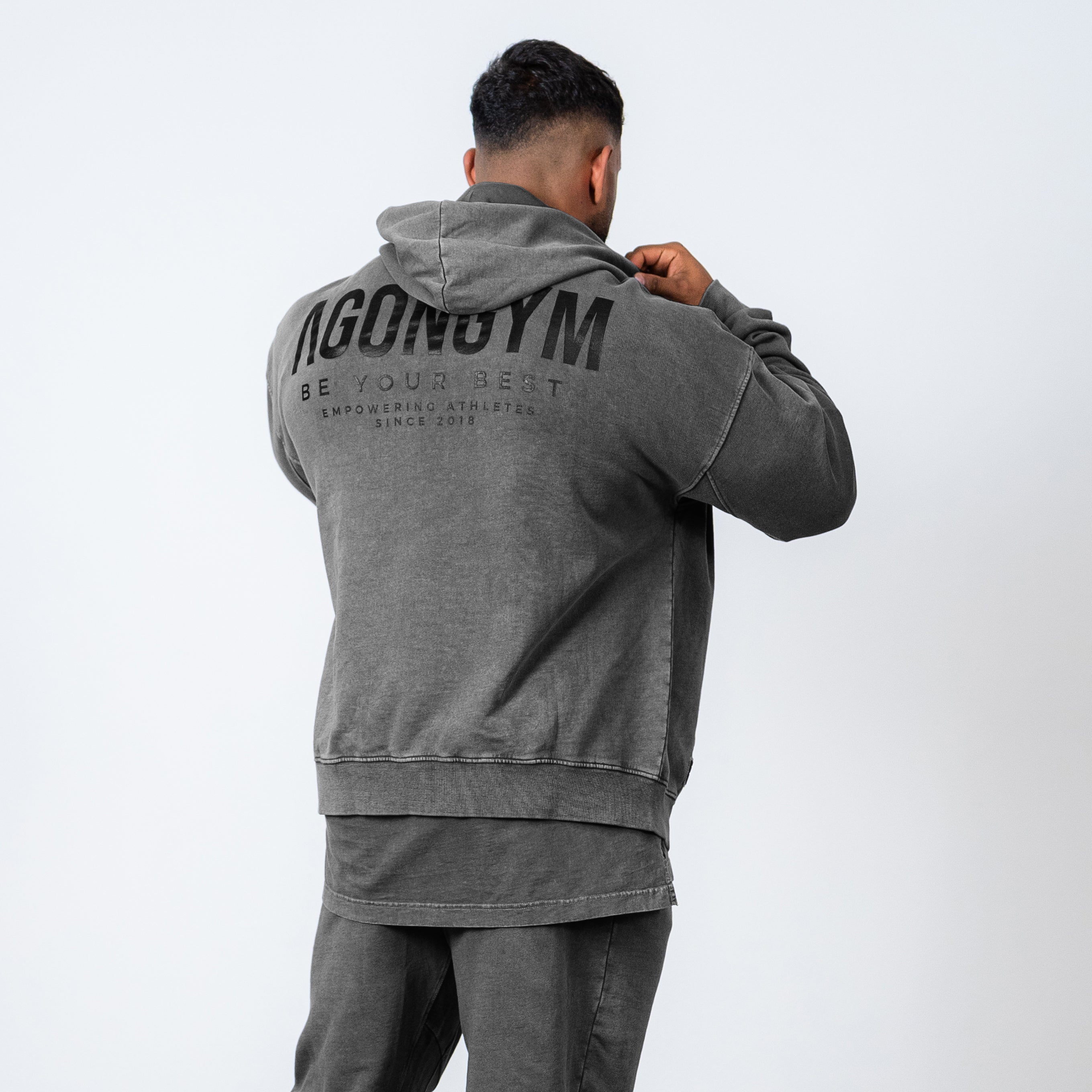 EMPOWERING ATHLETES HOODIE - DARK GREY