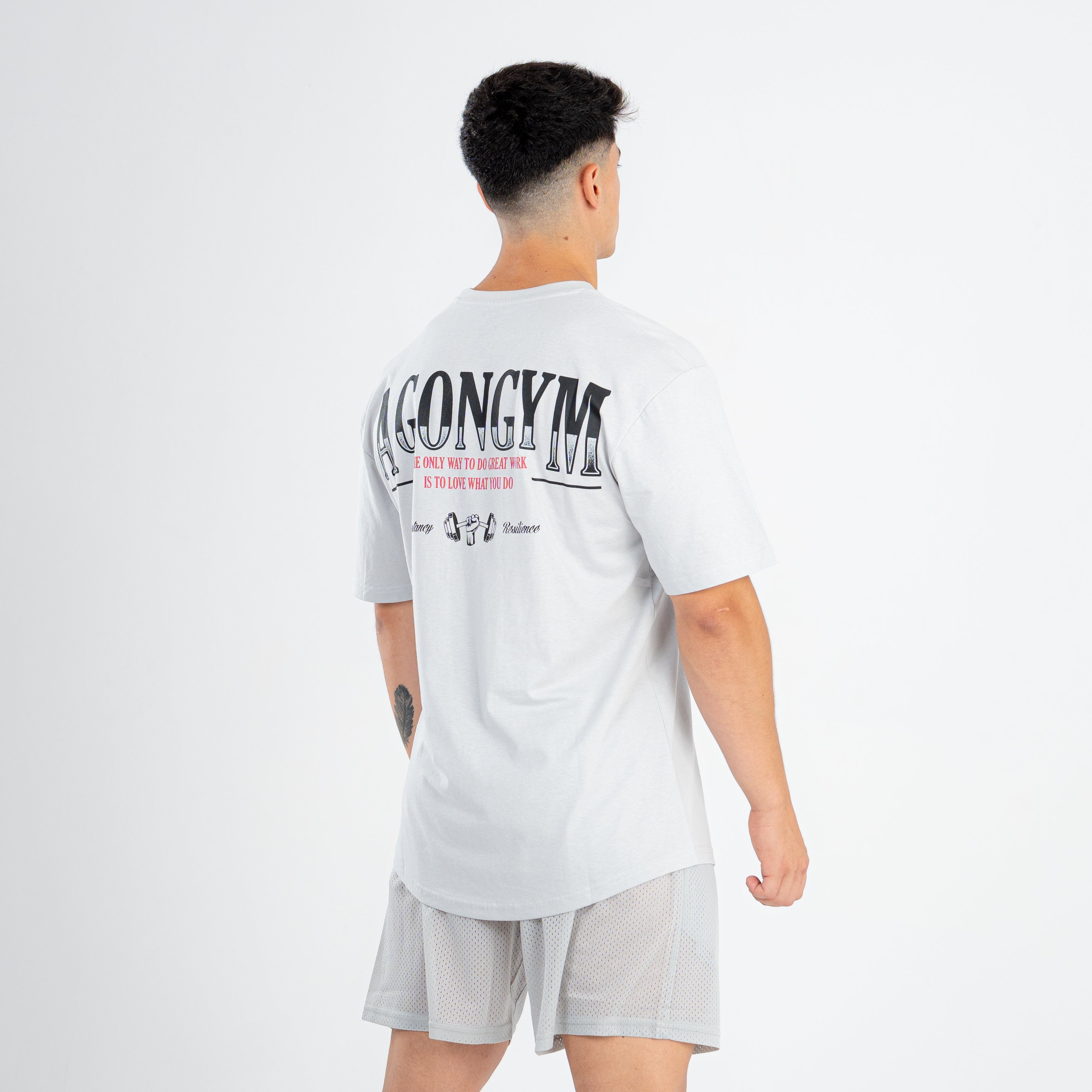 RETROWORKOUT OVERSIZE - LIGHT GREY