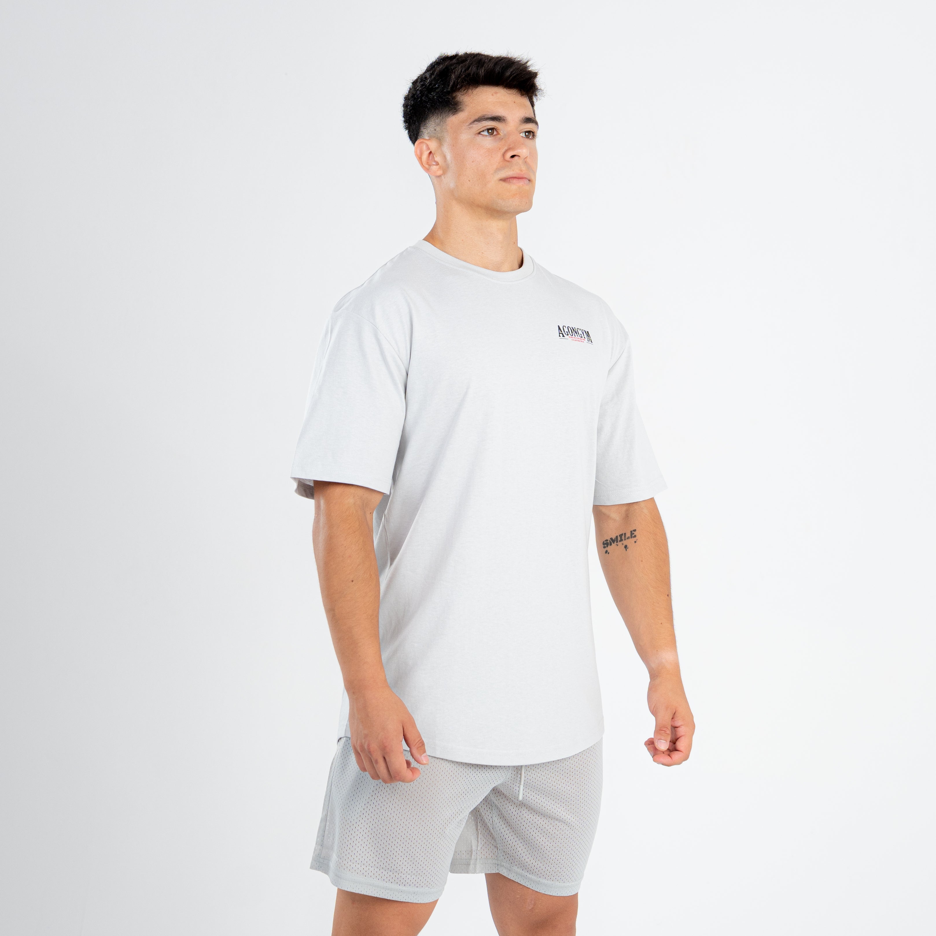 RETROWORKOUT OVERSIZE - LIGHT GREY